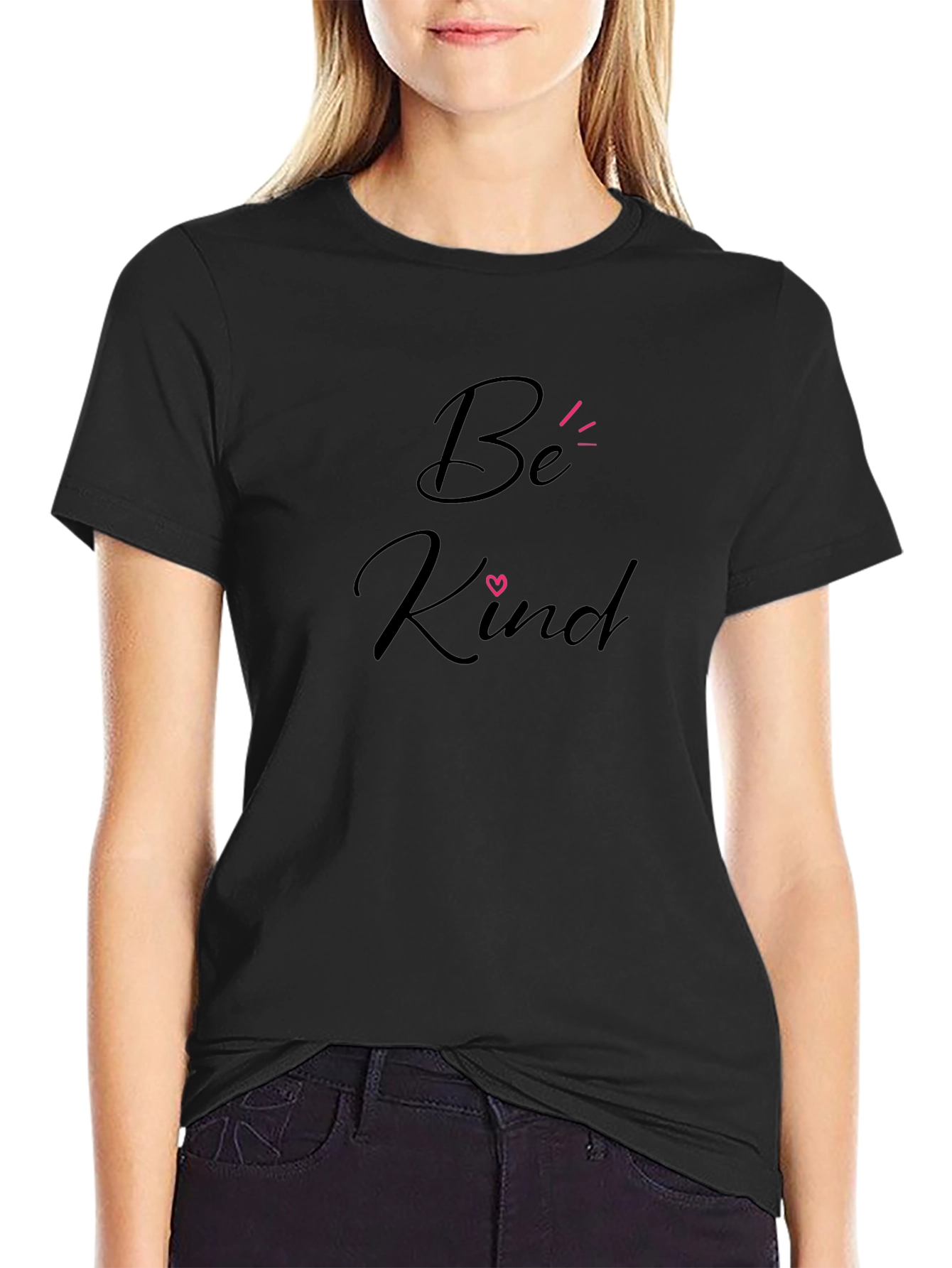 Be Kind Black Graphic Tee