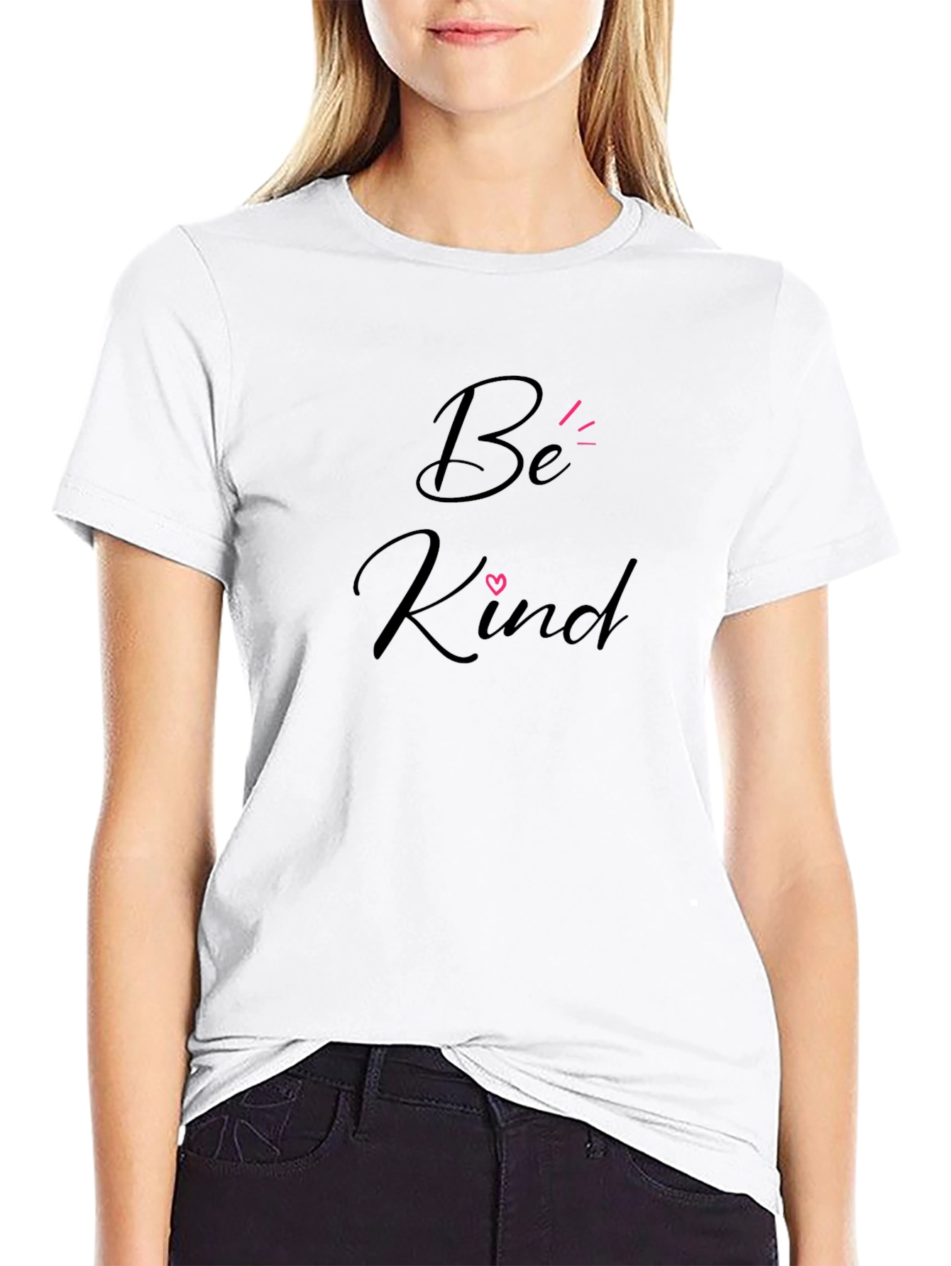 Be Kind Black Graphic Tee