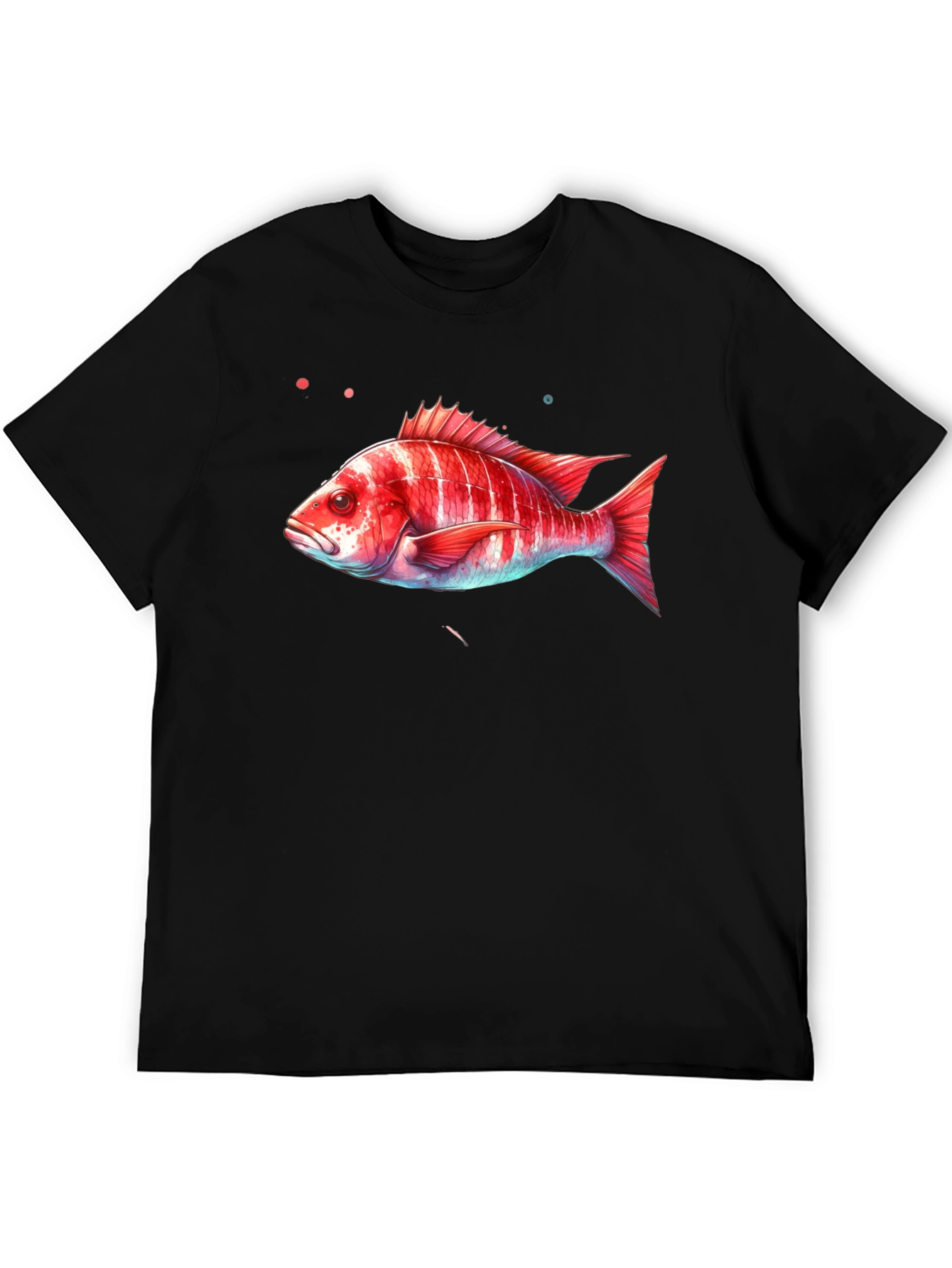 Red Fish Graphic T-Shirt - Unique Design