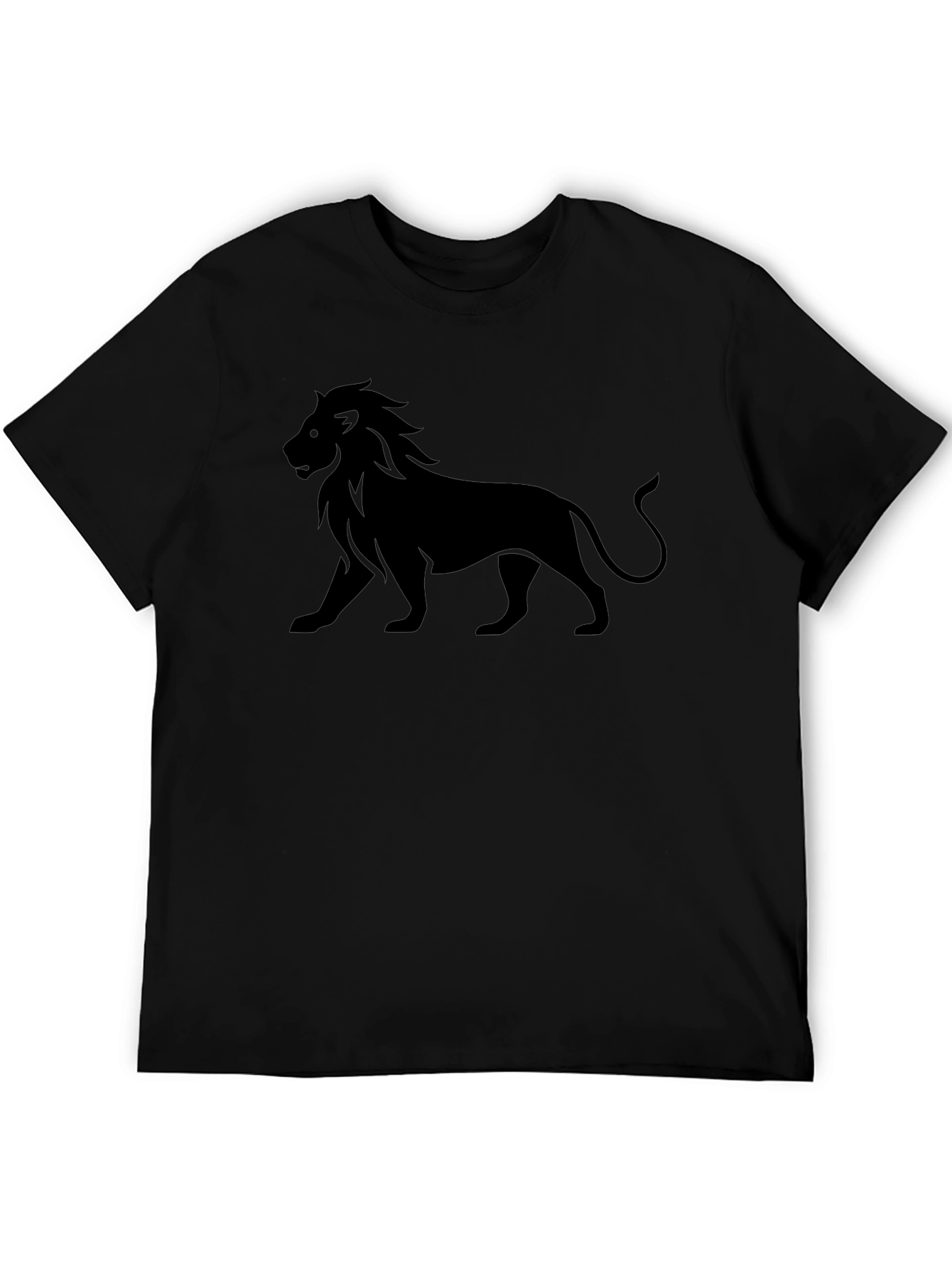 Lion Graphic Black T-Shirt | Mens Stylish Tee