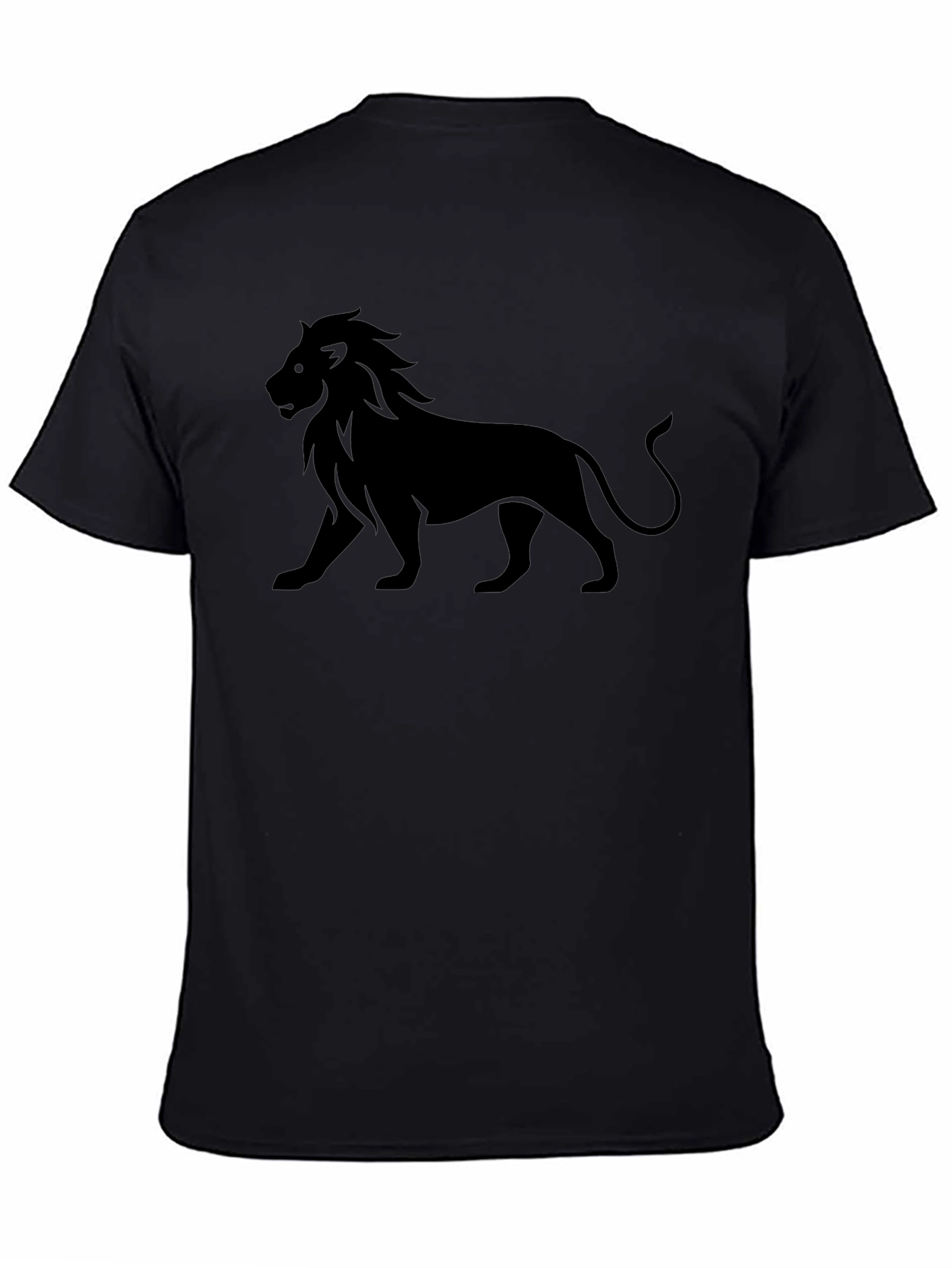 Lion Graphic Black T-Shirt | Mens Stylish Tee