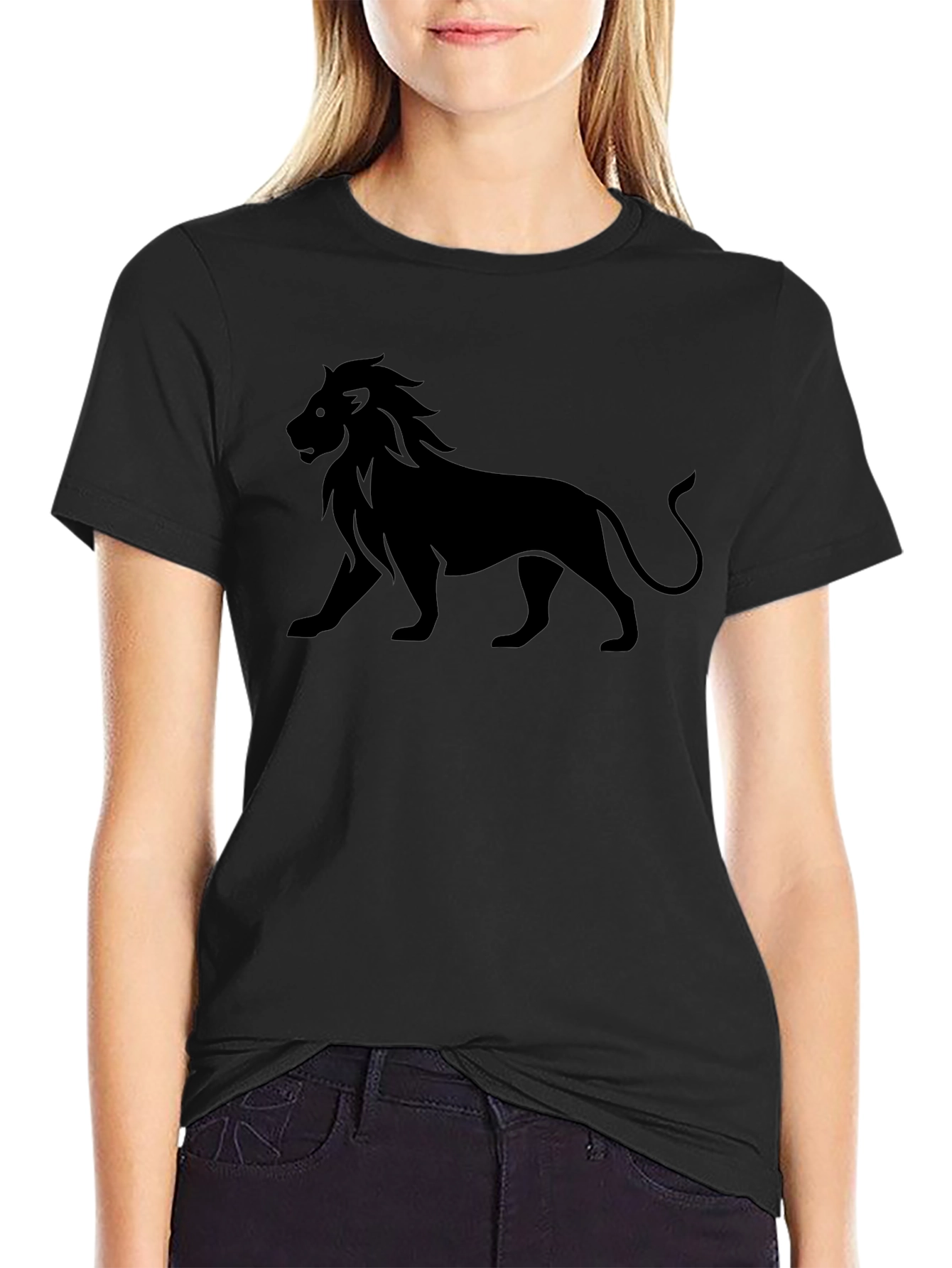 Lion Graphic Black T-Shirt | Mens Stylish Tee