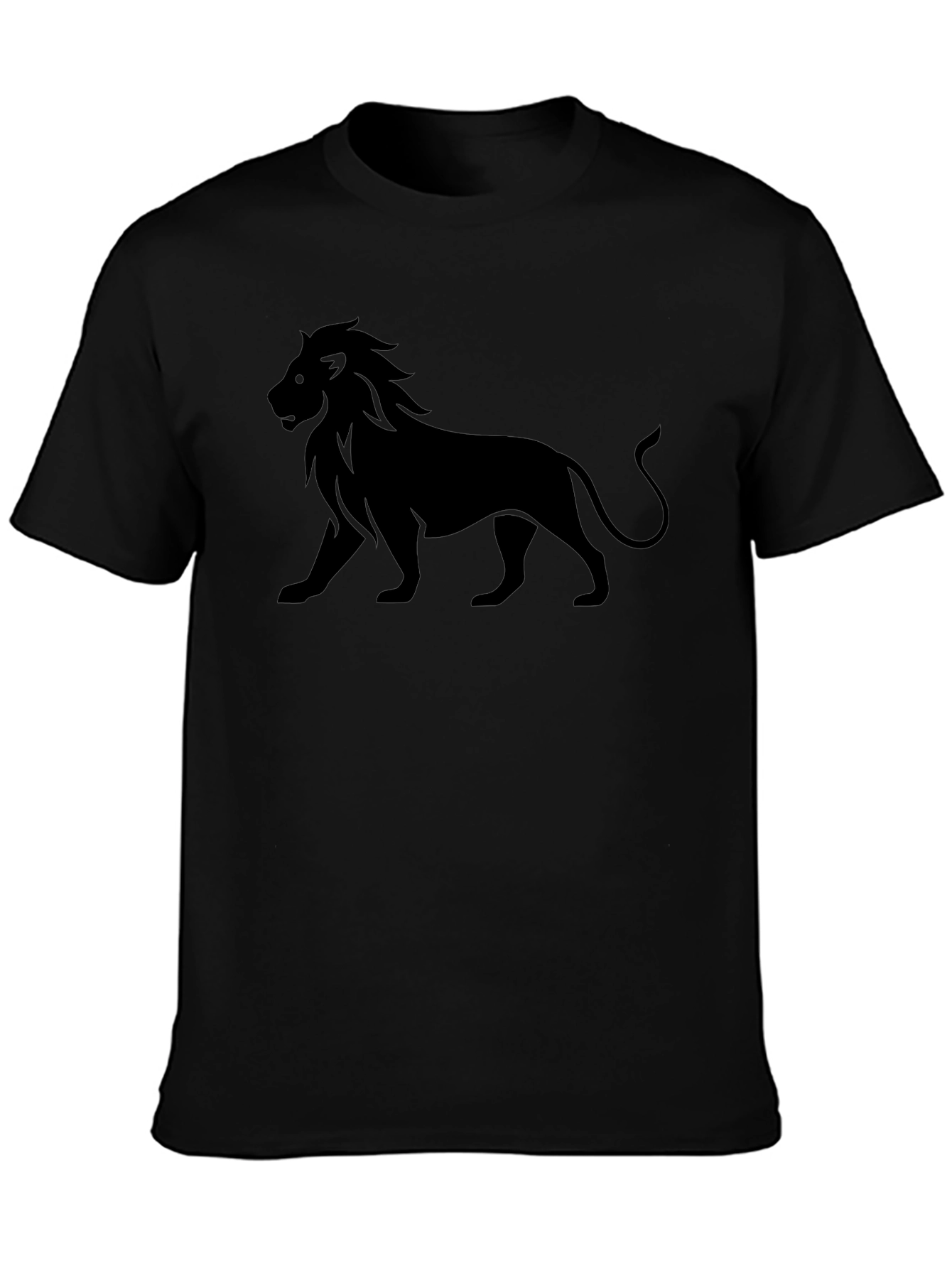 Lion Graphic Black T-Shirt | Mens Stylish Tee