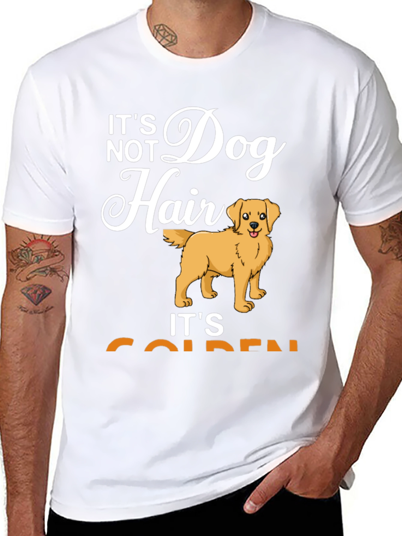 Dog Hair Golden Retriever T-Shirt