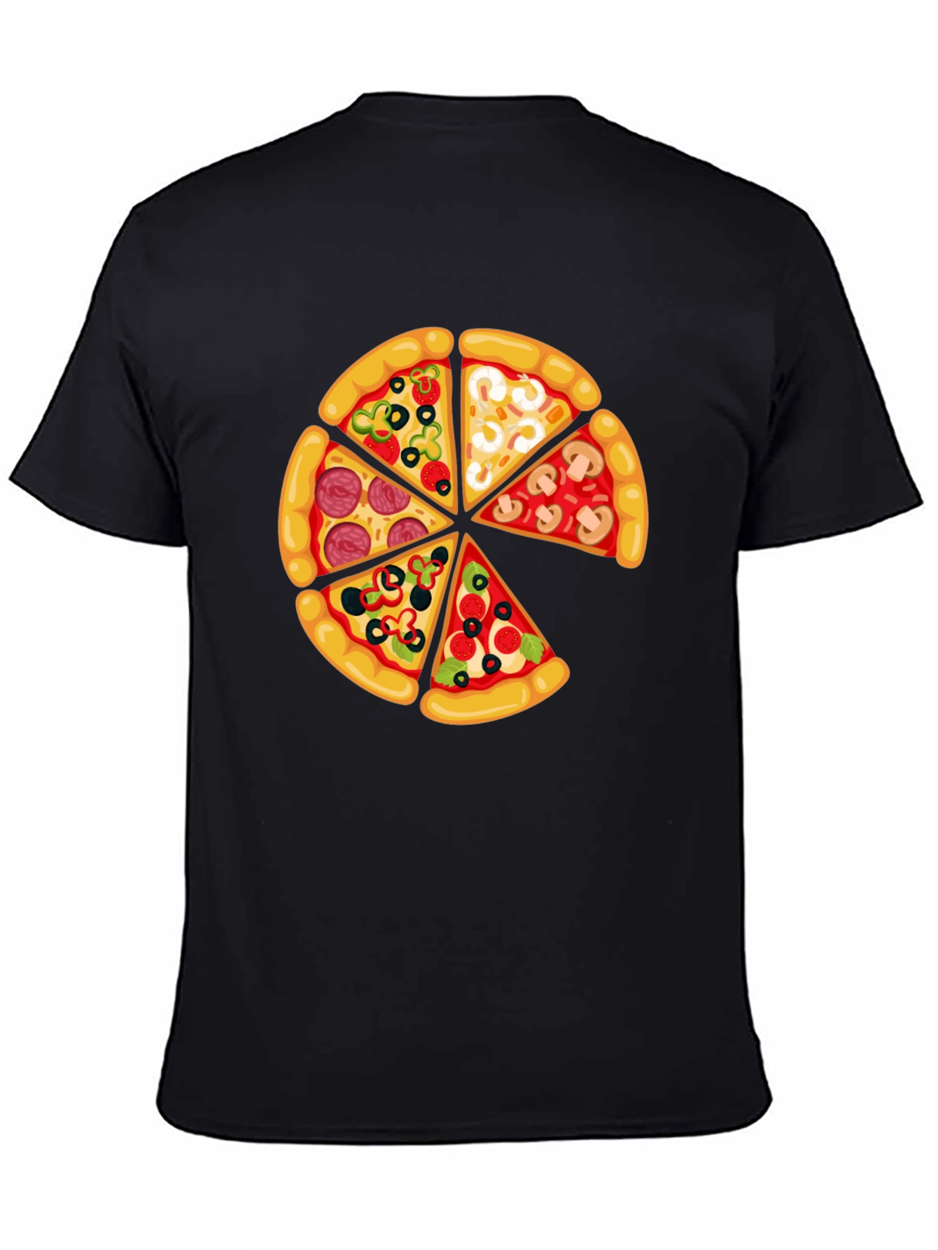 Pizza Slice Graphic T-Shirt - Foodie Fun