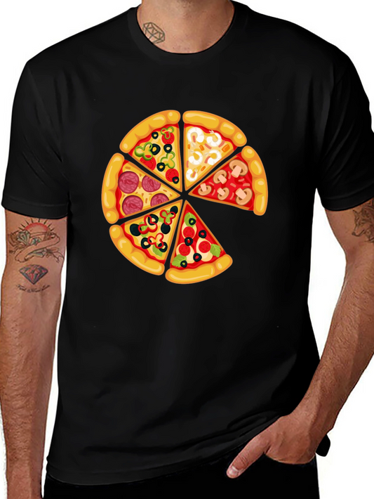 Pizza Slice Graphic T-Shirt - Foodie Fun