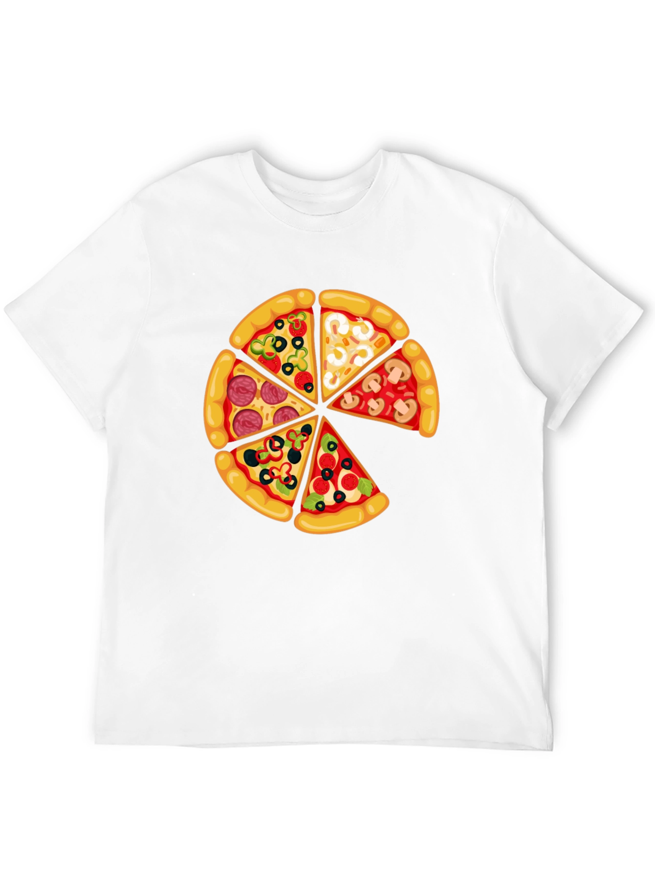 Pizza Slice Graphic T-Shirt - Foodie Fun