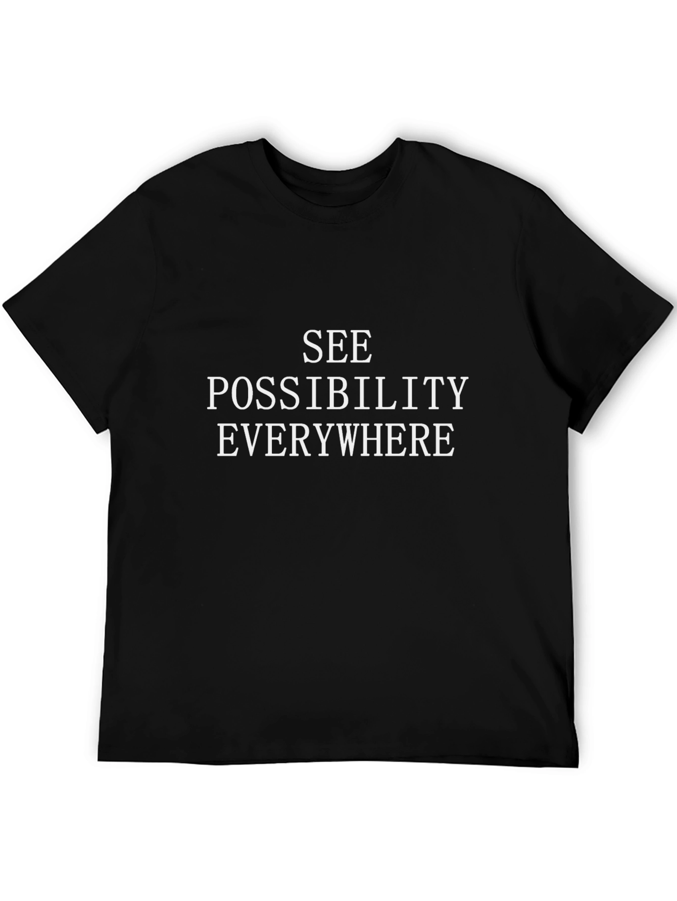 See Possibility Everywhere Graphic Tee - Black