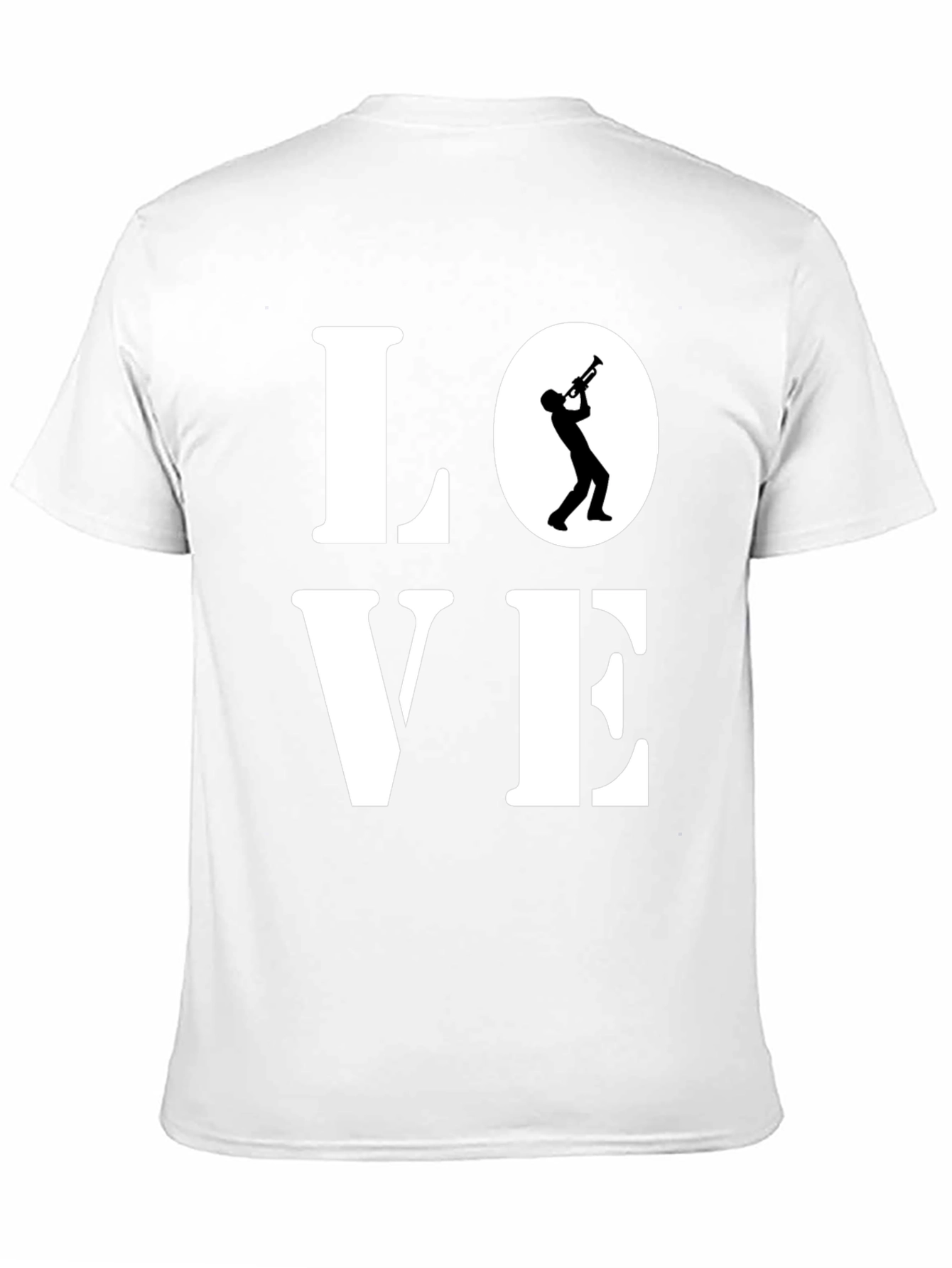 Love Trumpet Graphic Tee - Mens Black T-Shirt