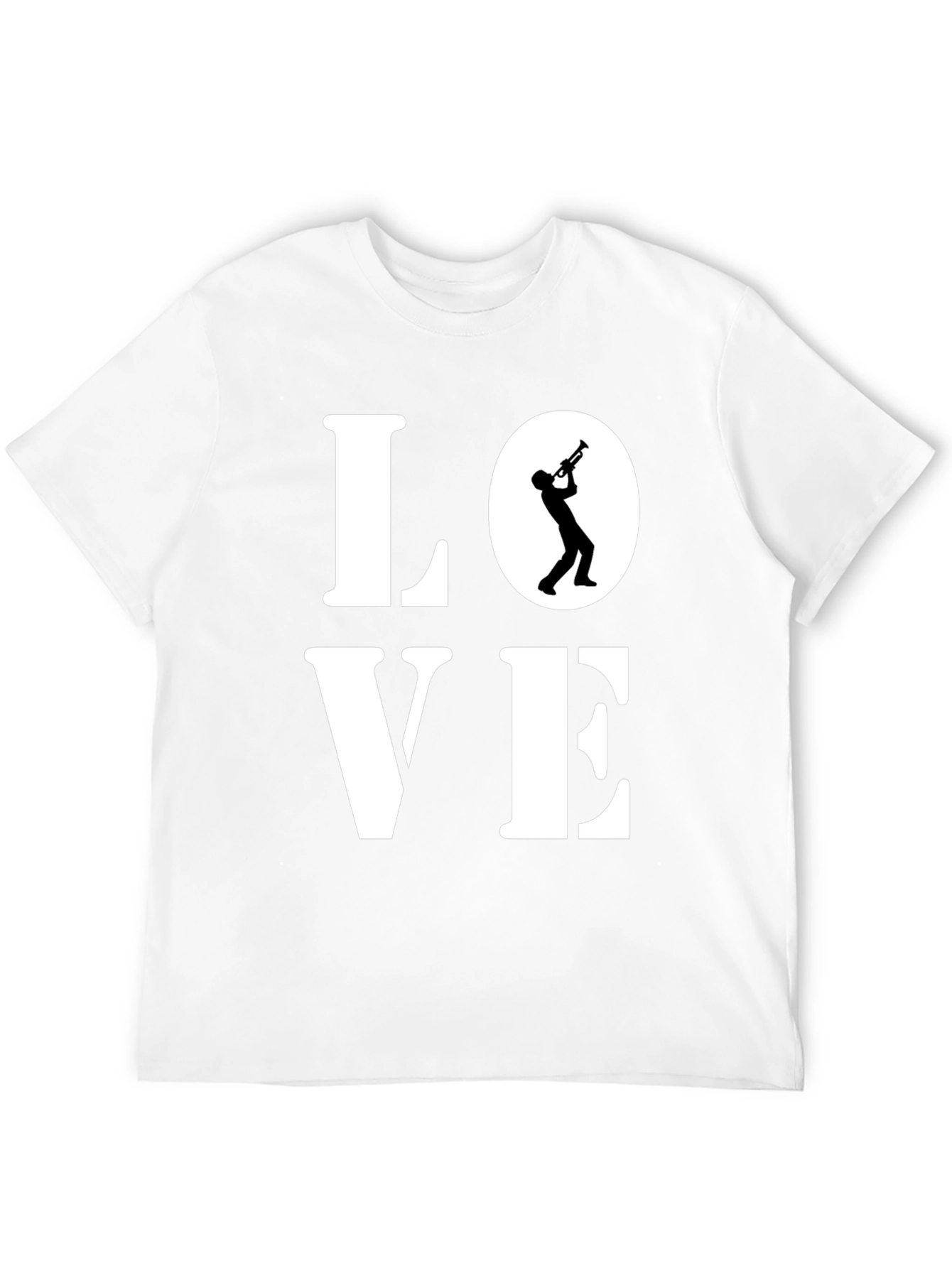 Love Trumpet Graphic Tee - Mens Black T-Shirt