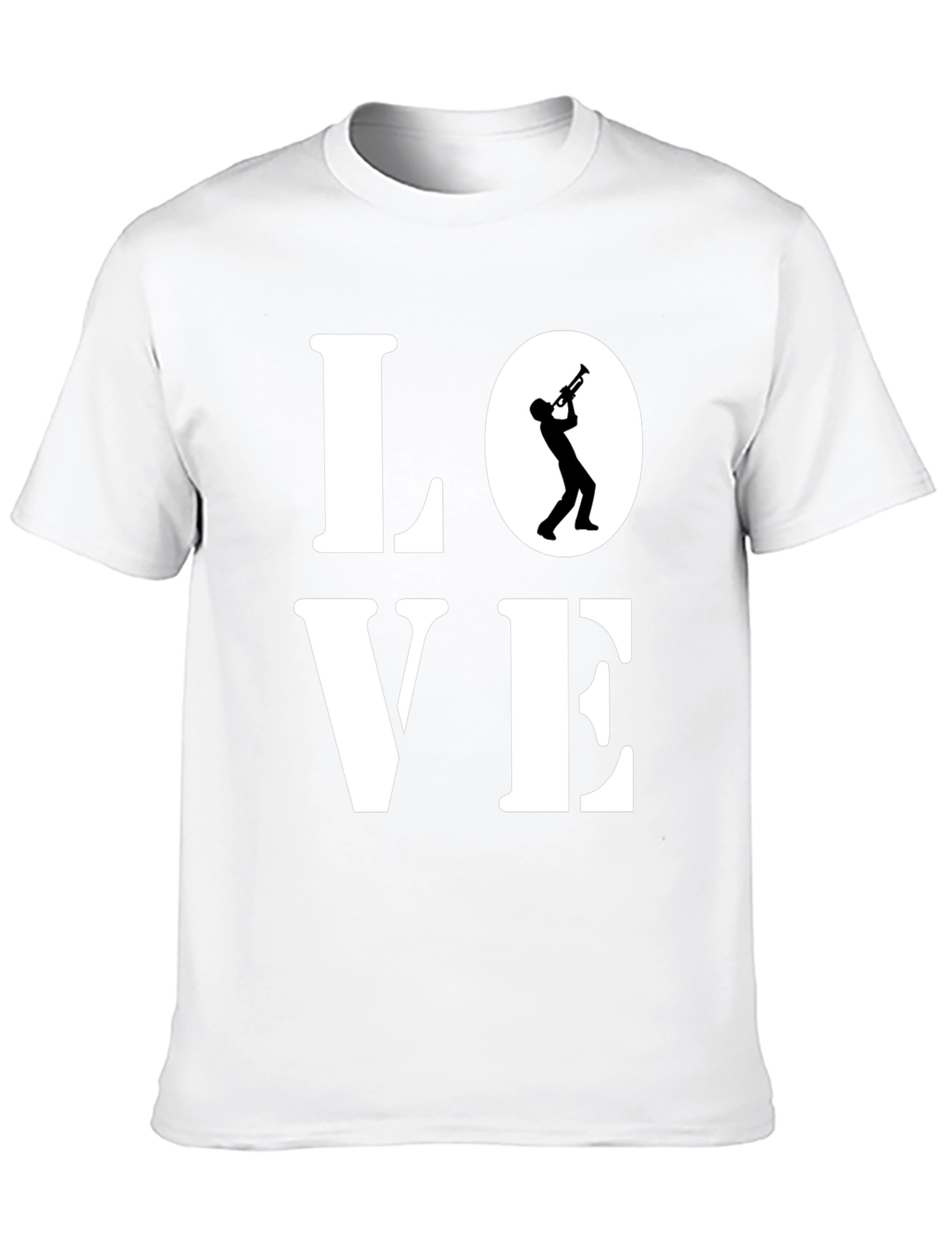 Love Trumpet Graphic Tee - Mens Black T-Shirt