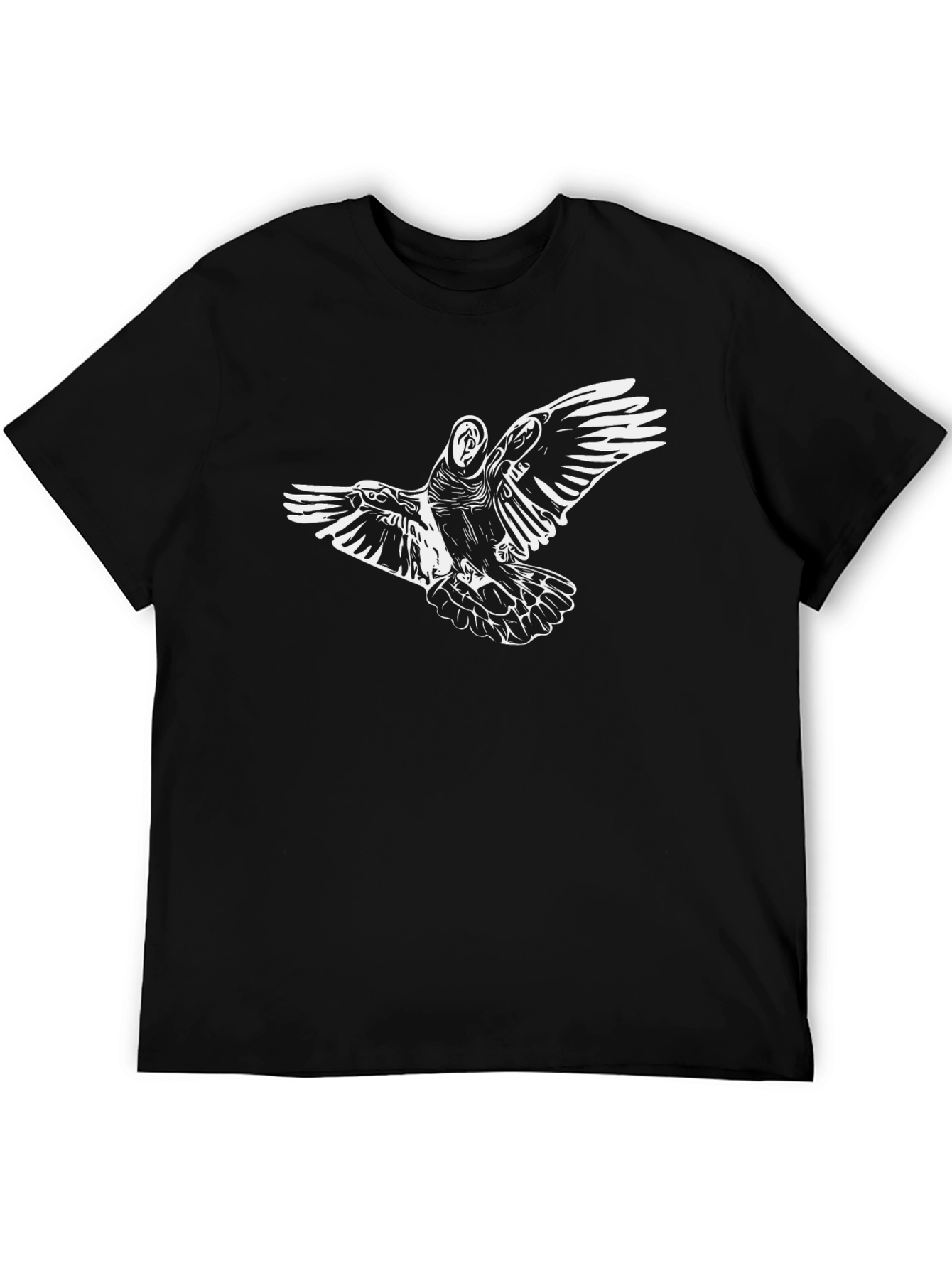 Raven Graphic Print T-Shirt - Stylish & Unique Design