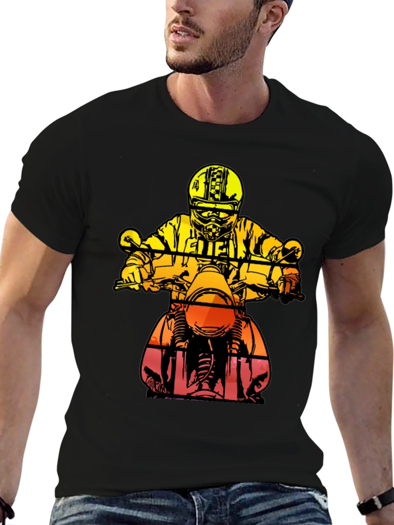 Motorcycle Rider Graphic Tee