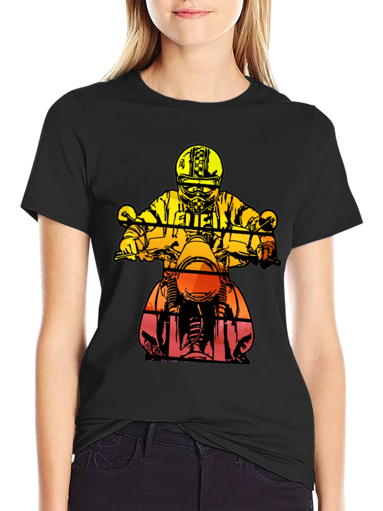 Motorcycle Rider Graphic Tee