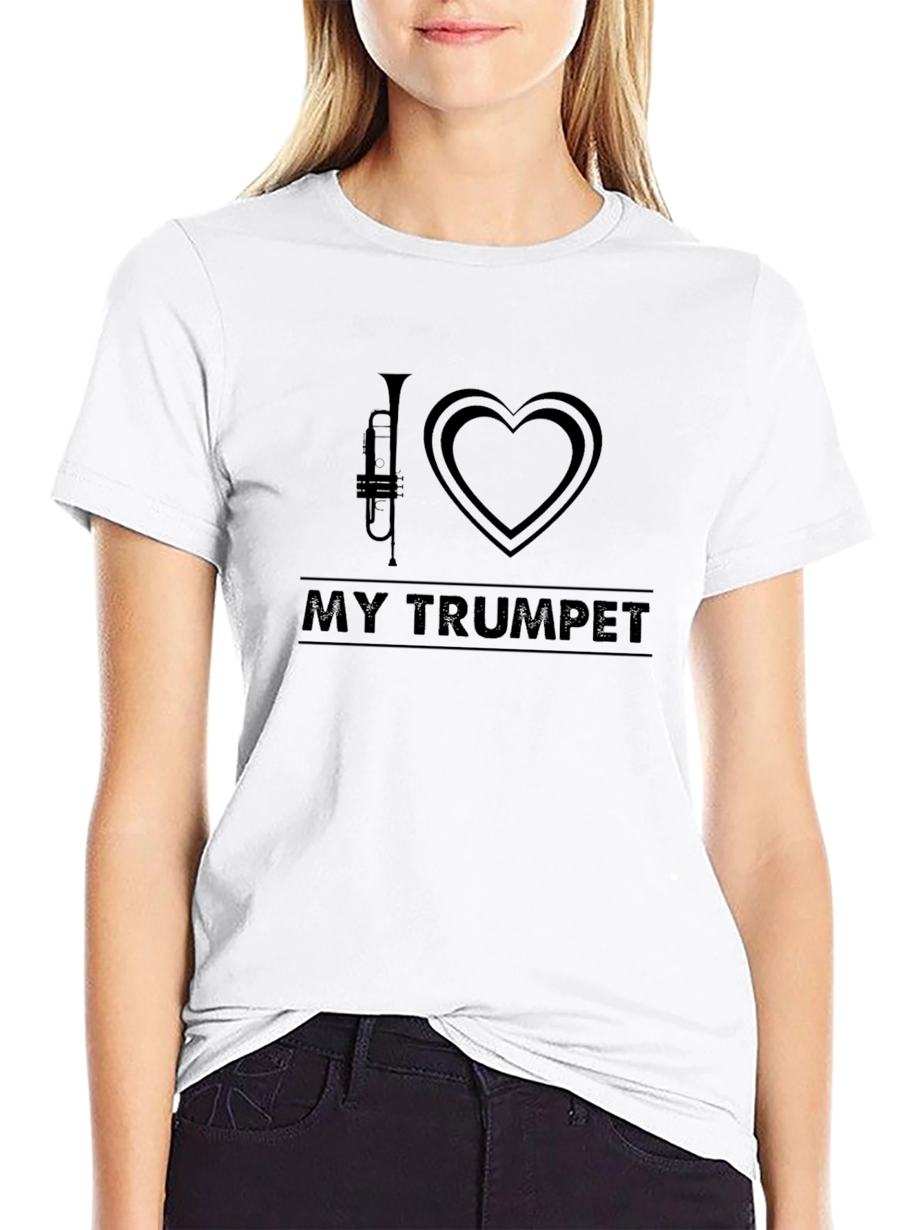 I Love My Trumpet T-Shirt - Musicians Tee