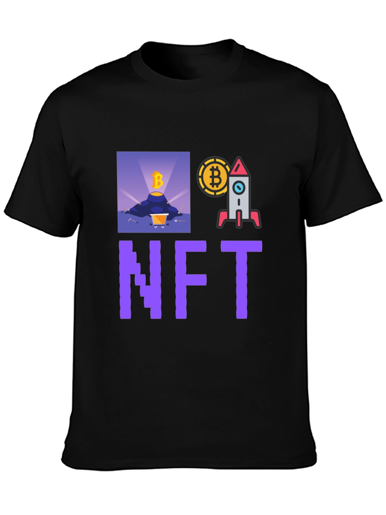 Crypto NFT T-Shirt - Bitcoin Mining Launch