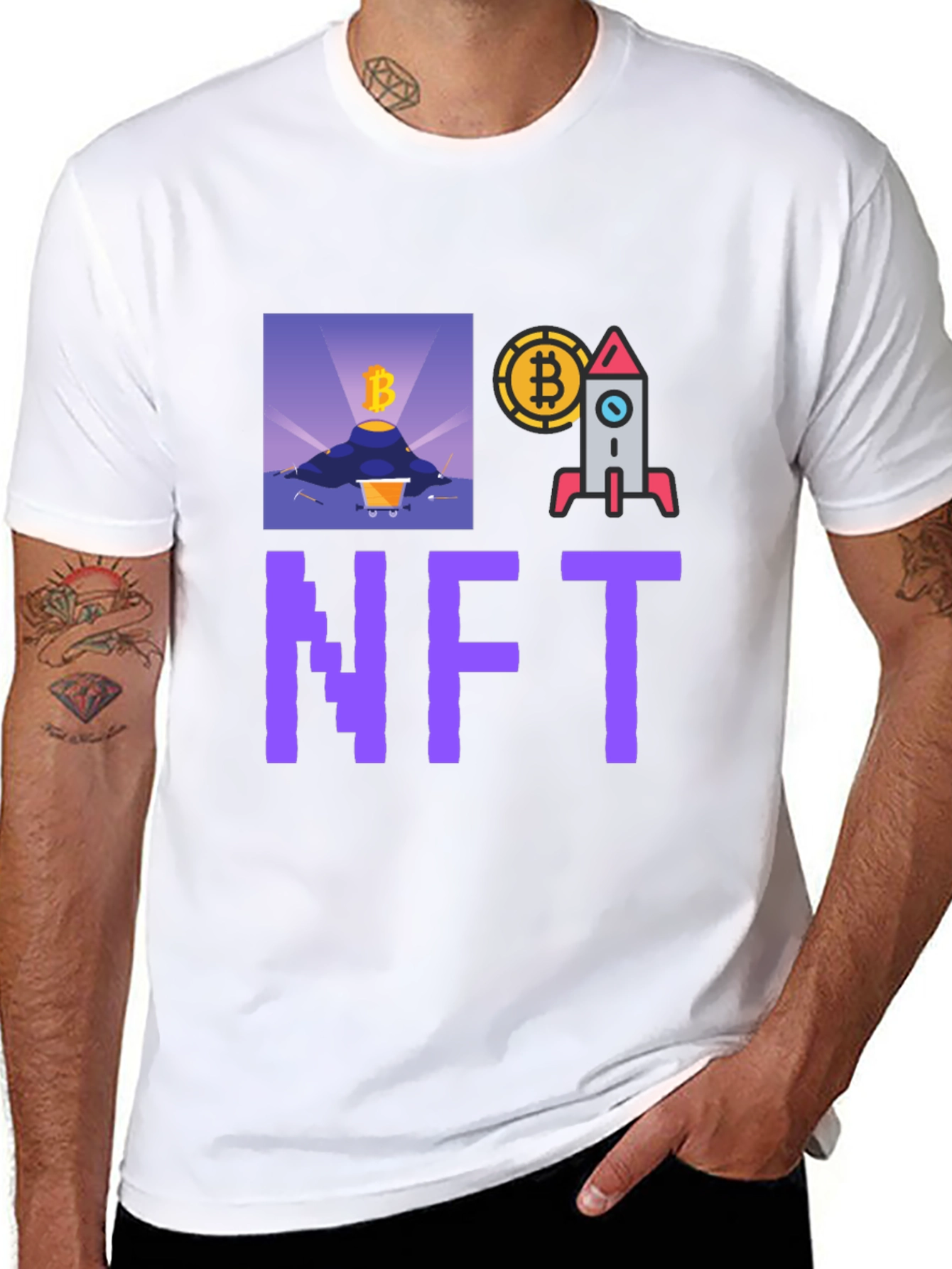 Crypto NFT T-Shirt - Bitcoin Mining Launch