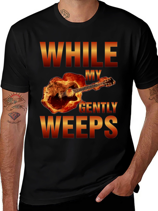 While My Guitar Gently Weeps T-Shirt