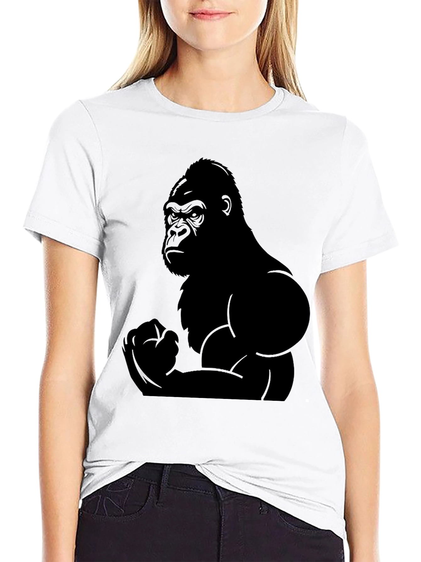 Black Gorilla Graphic T-Shirt