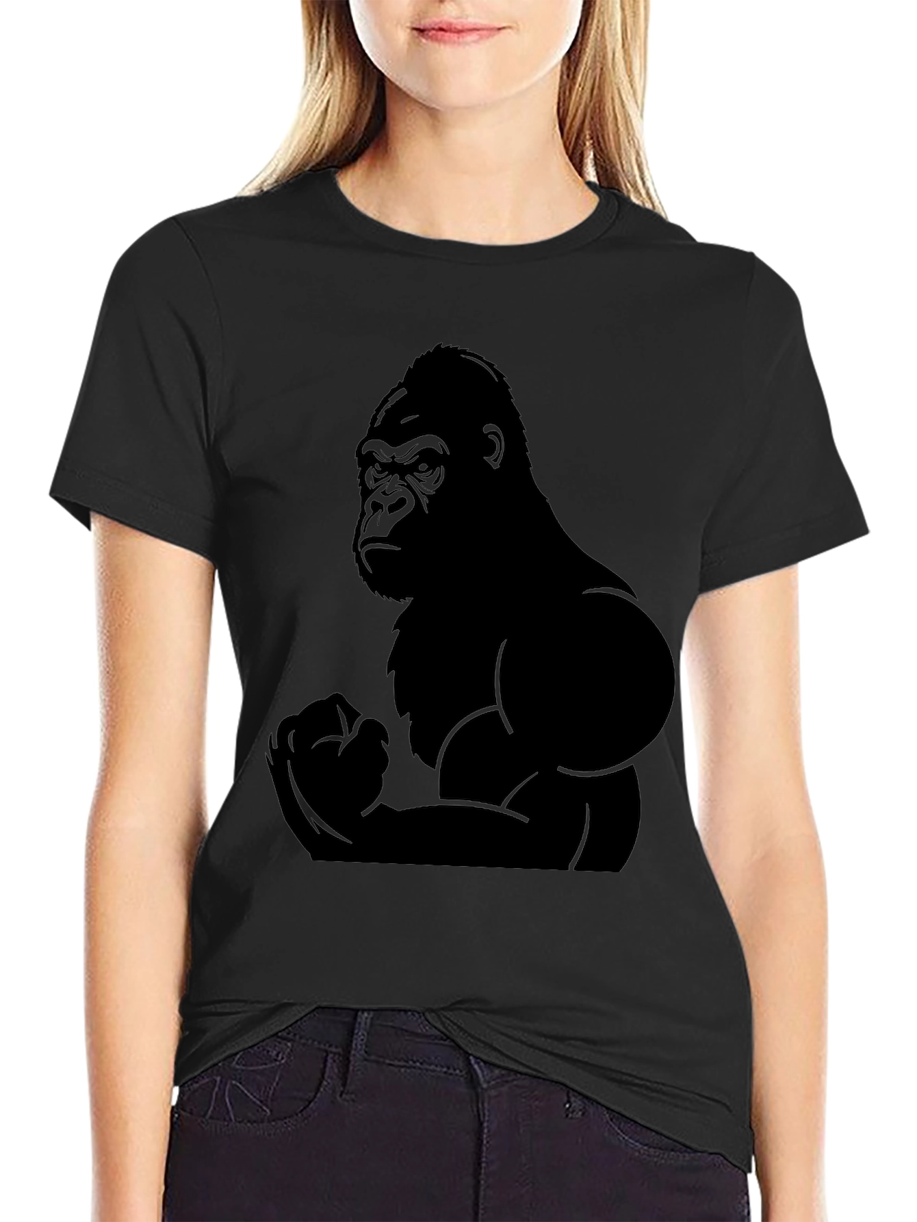 Black Gorilla Graphic T-Shirt
