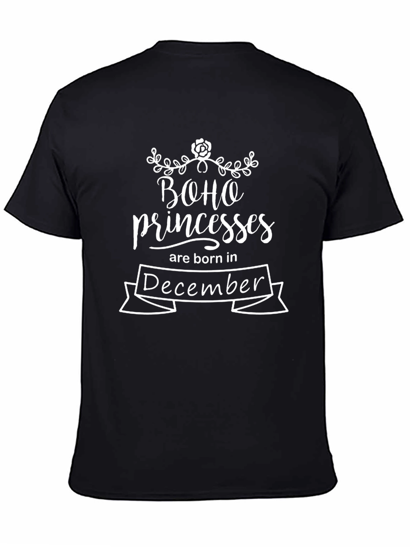 Boho Princess December Birthday T-Shirt