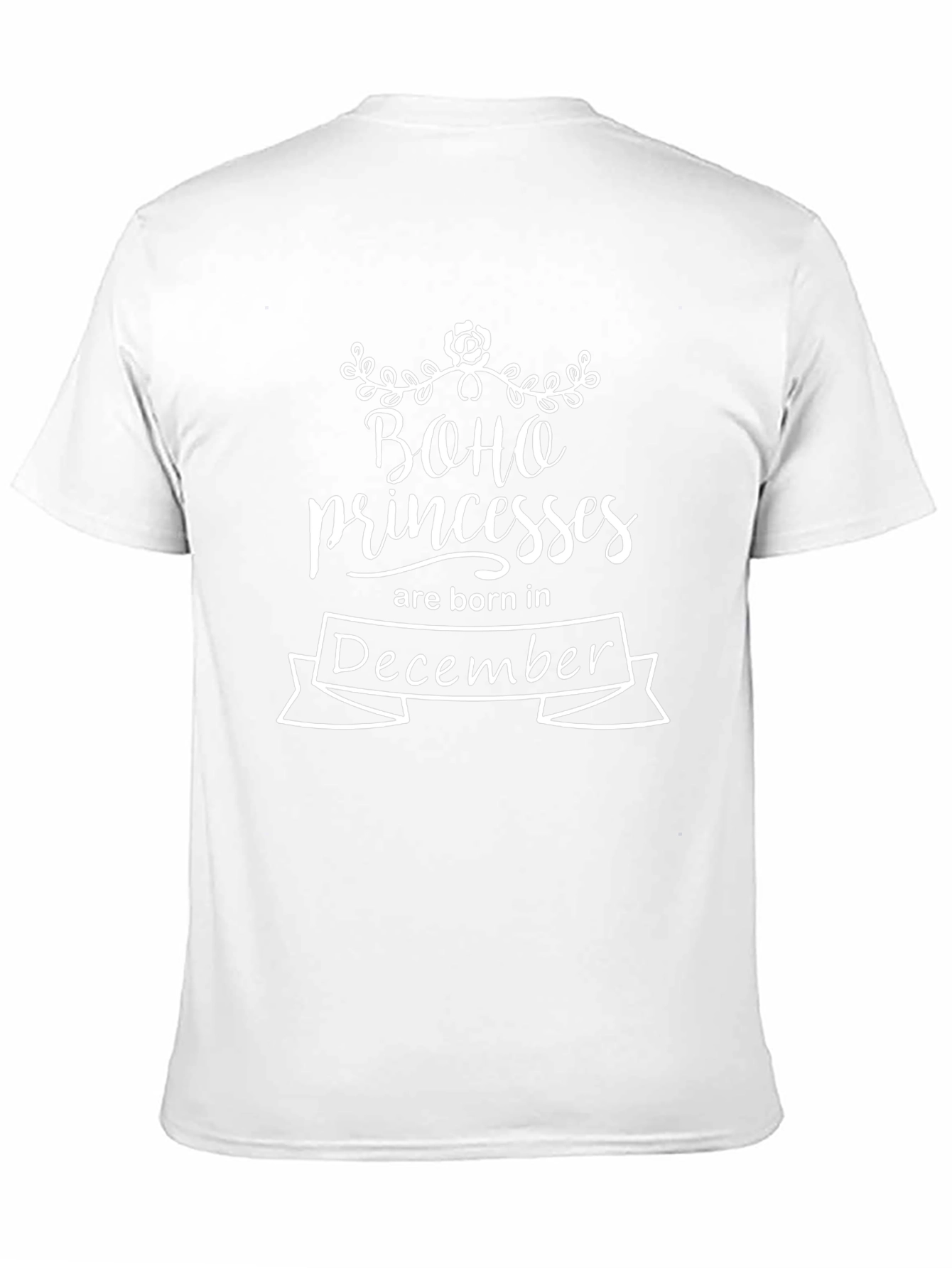 Boho Princess December Birthday T-Shirt