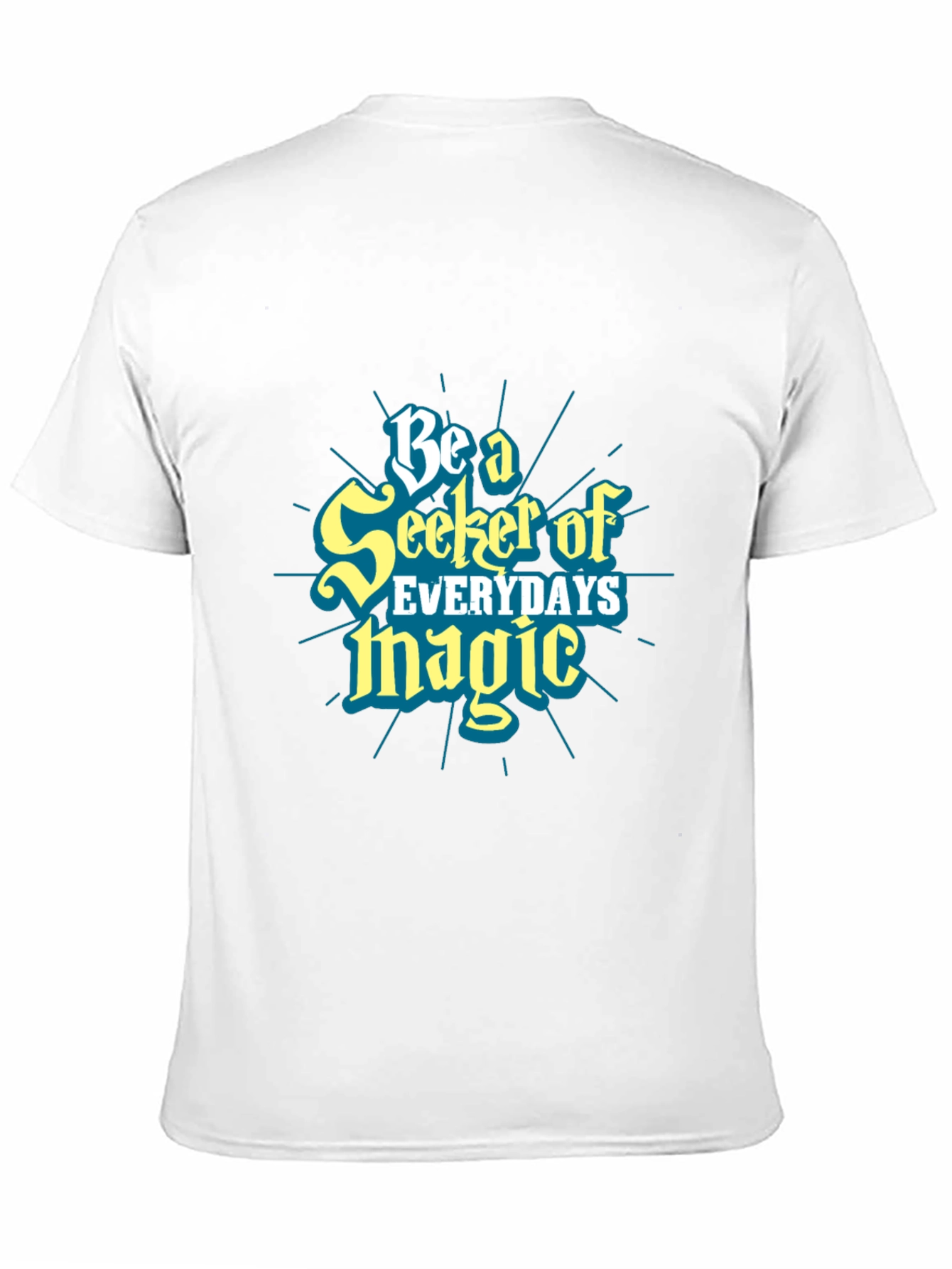 Seeker of Magic Graphic Tee - Black Cotton Shirt
