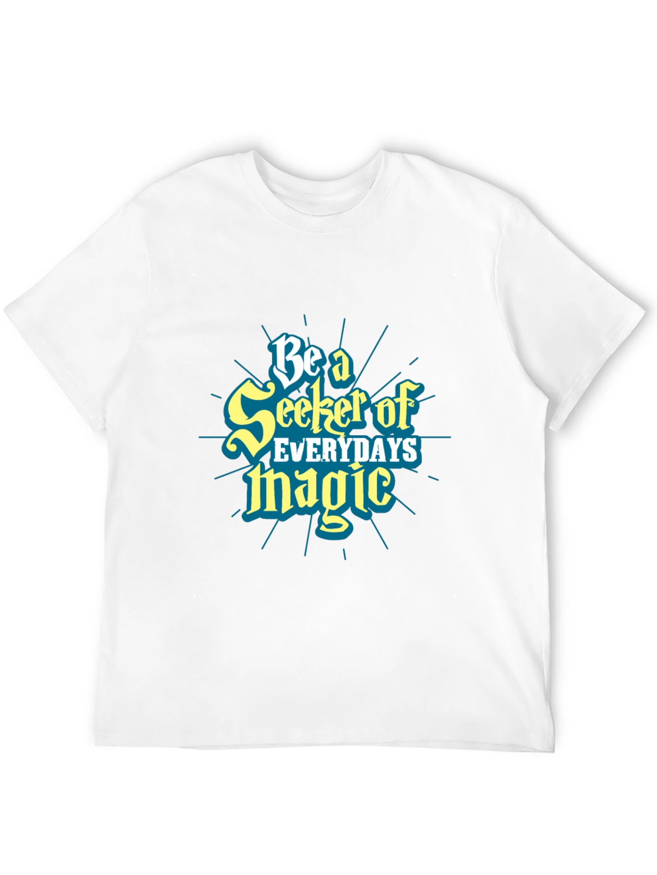 Seeker of Magic Graphic Tee - Black Cotton Shirt