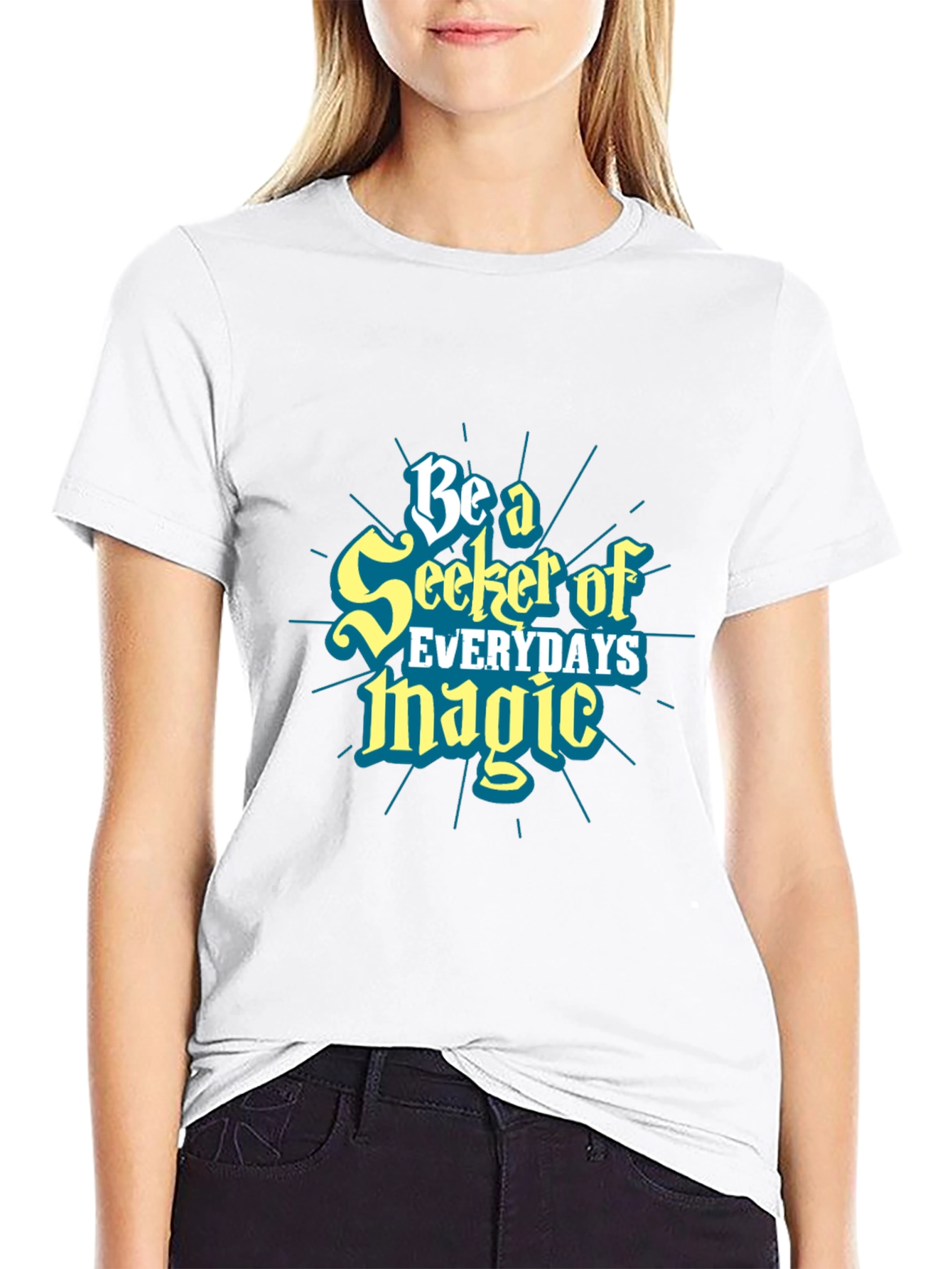 Seeker of Magic Graphic Tee - Black Cotton Shirt
