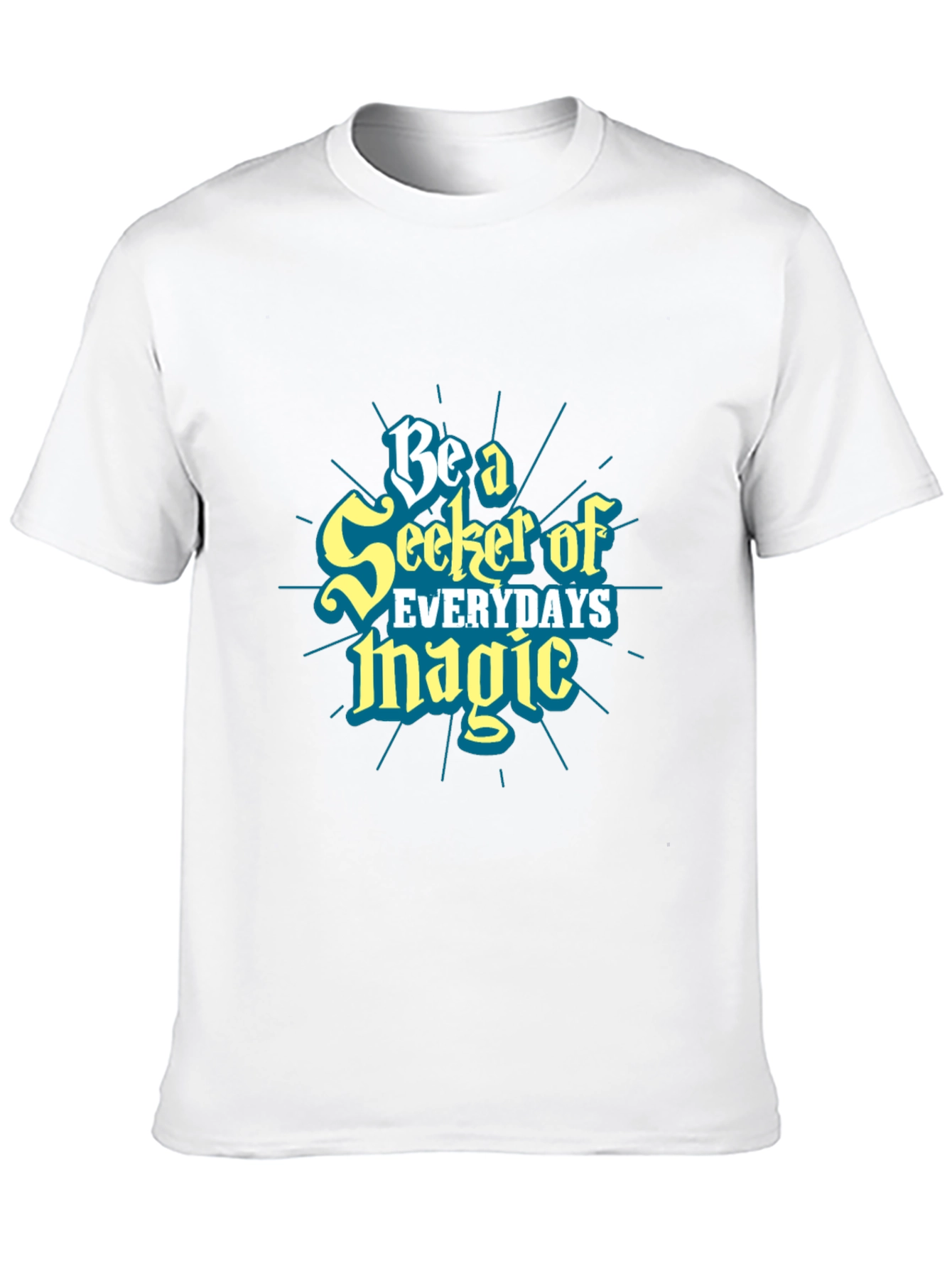 Seeker of Magic Graphic Tee - Black Cotton Shirt