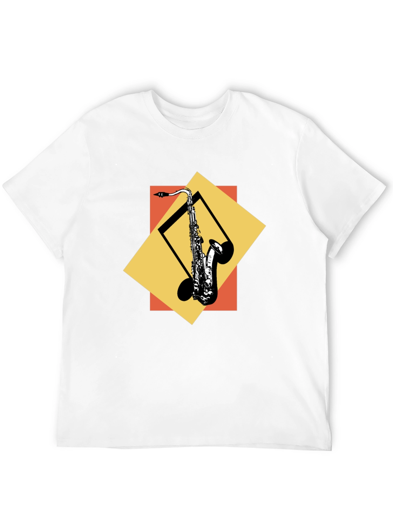 Saxophone Graphic Tee - Cool Music Lover Shirt
