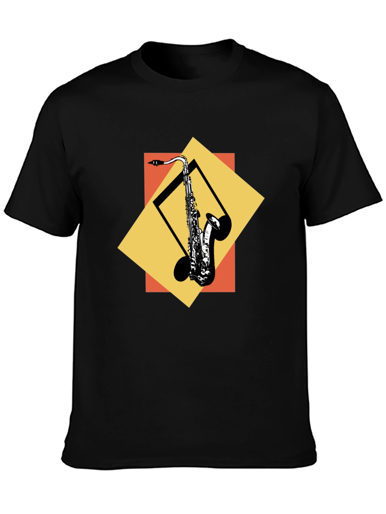 Saxophone Graphic Tee - Cool Music Lover Shirt