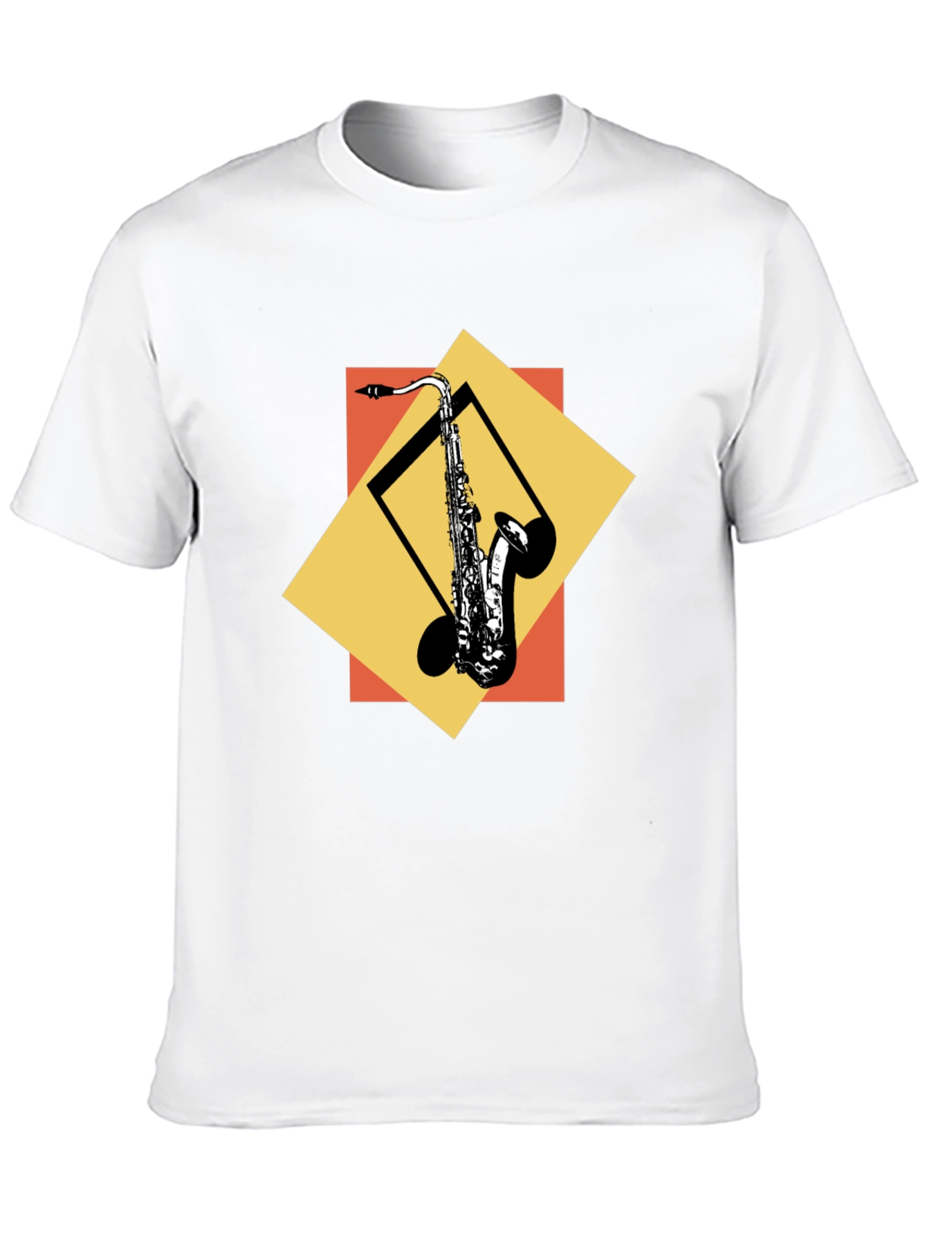 Saxophone Graphic Tee - Cool Music Lover Shirt