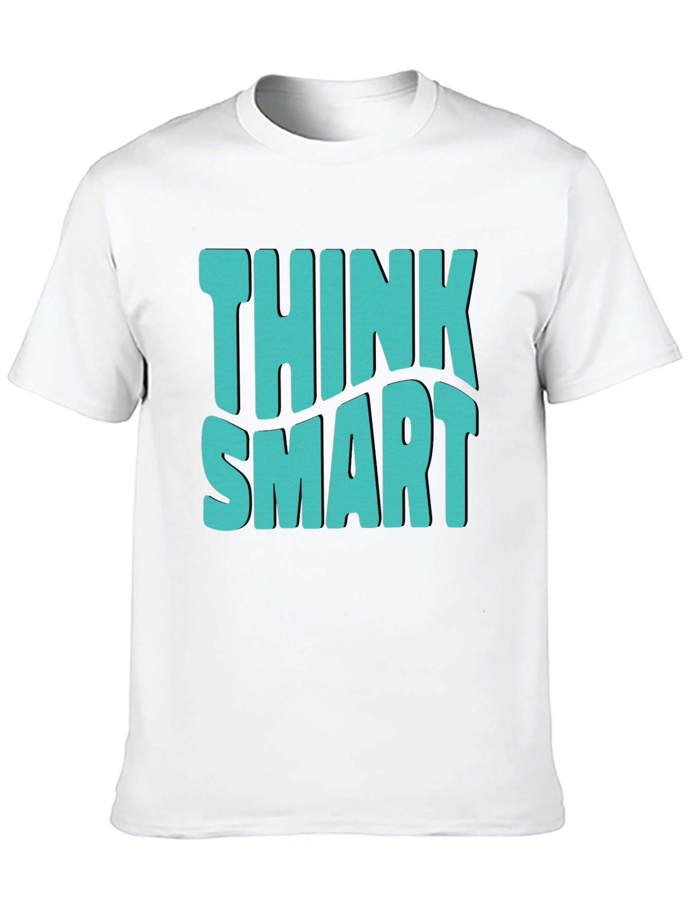 Think Smart Graphic Tee - Mens Casual T-Shirt