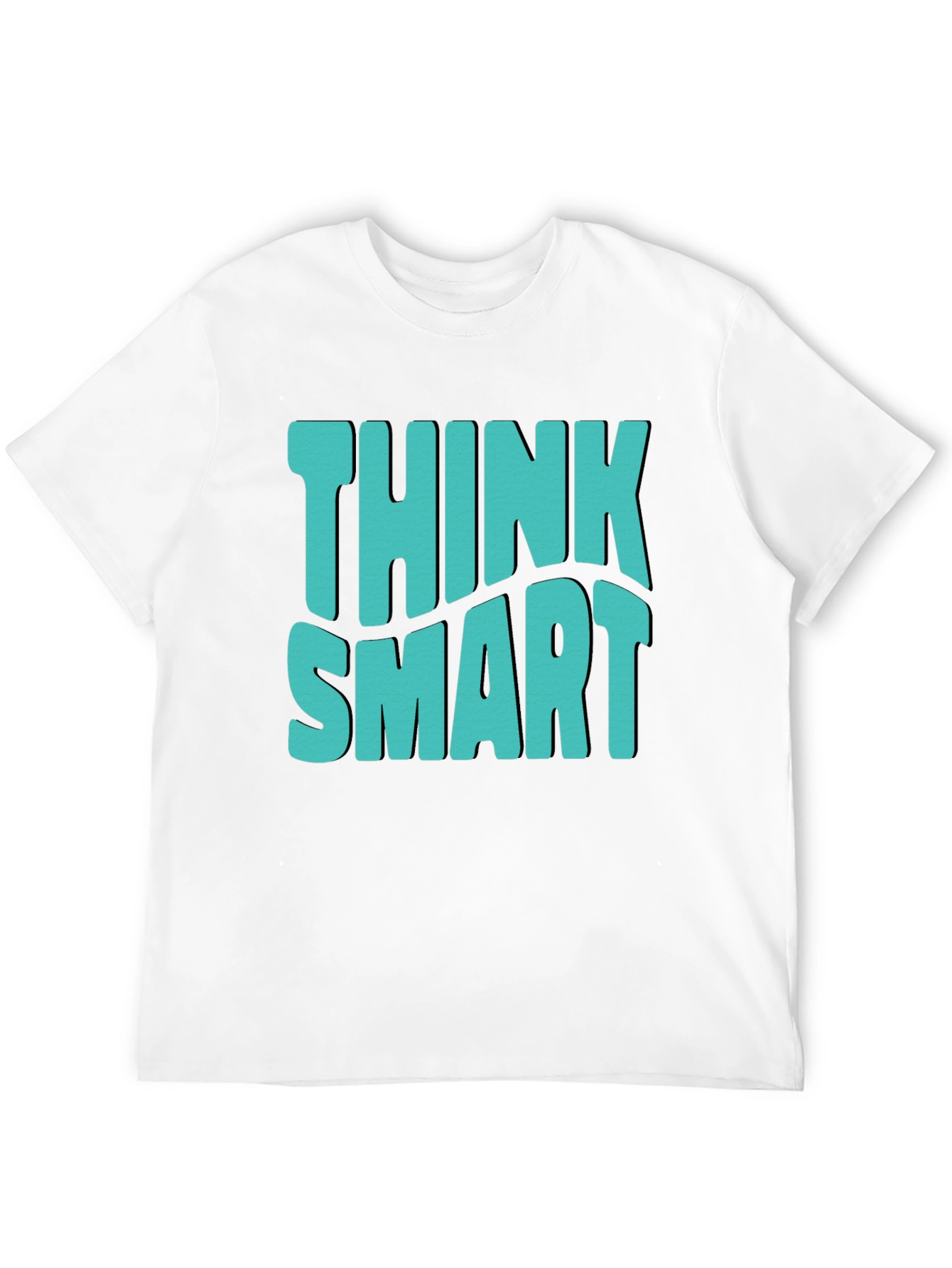 Think Smart Graphic Tee - Mens Casual T-Shirt