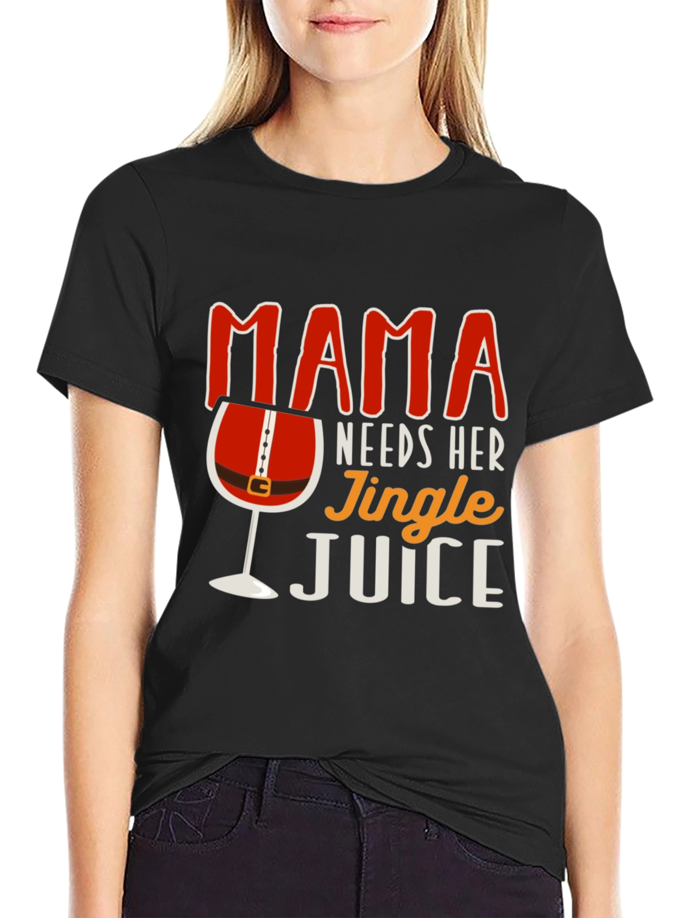 Mama Needs Her Jingle Juice Funny Christmas T-Shirt