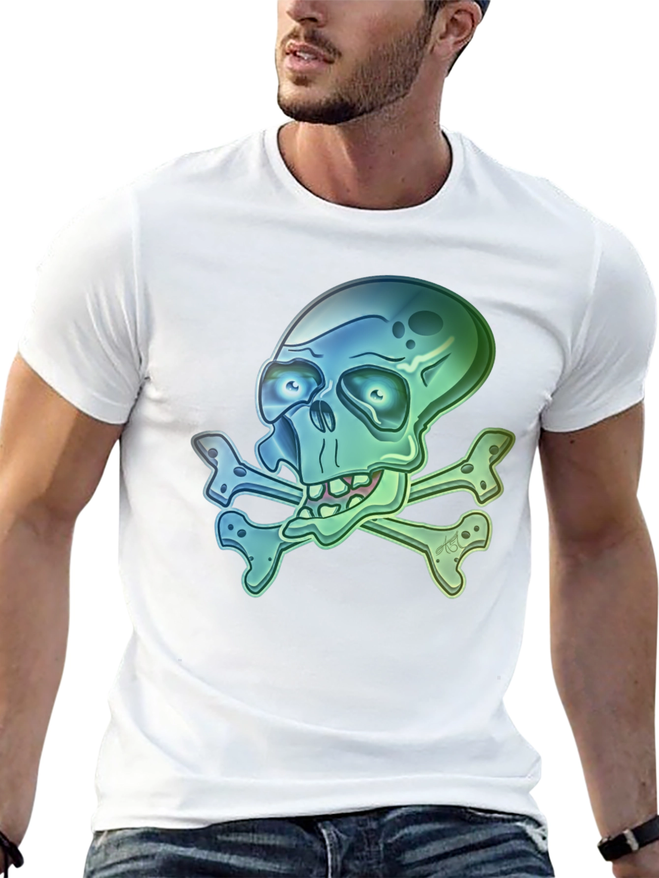 Skull and Crossbones Graphic T-Shirt