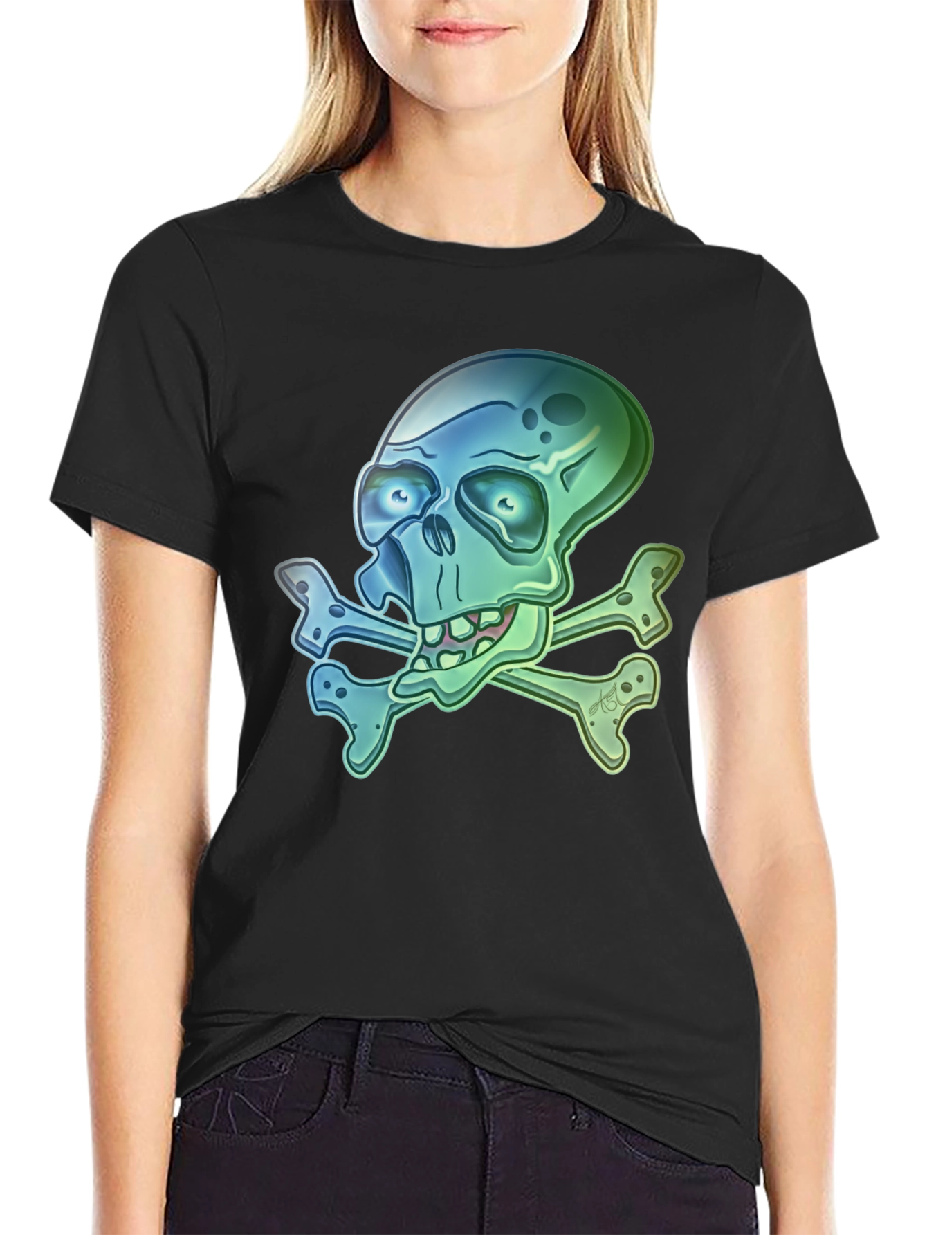 Skull and Crossbones Graphic T-Shirt
