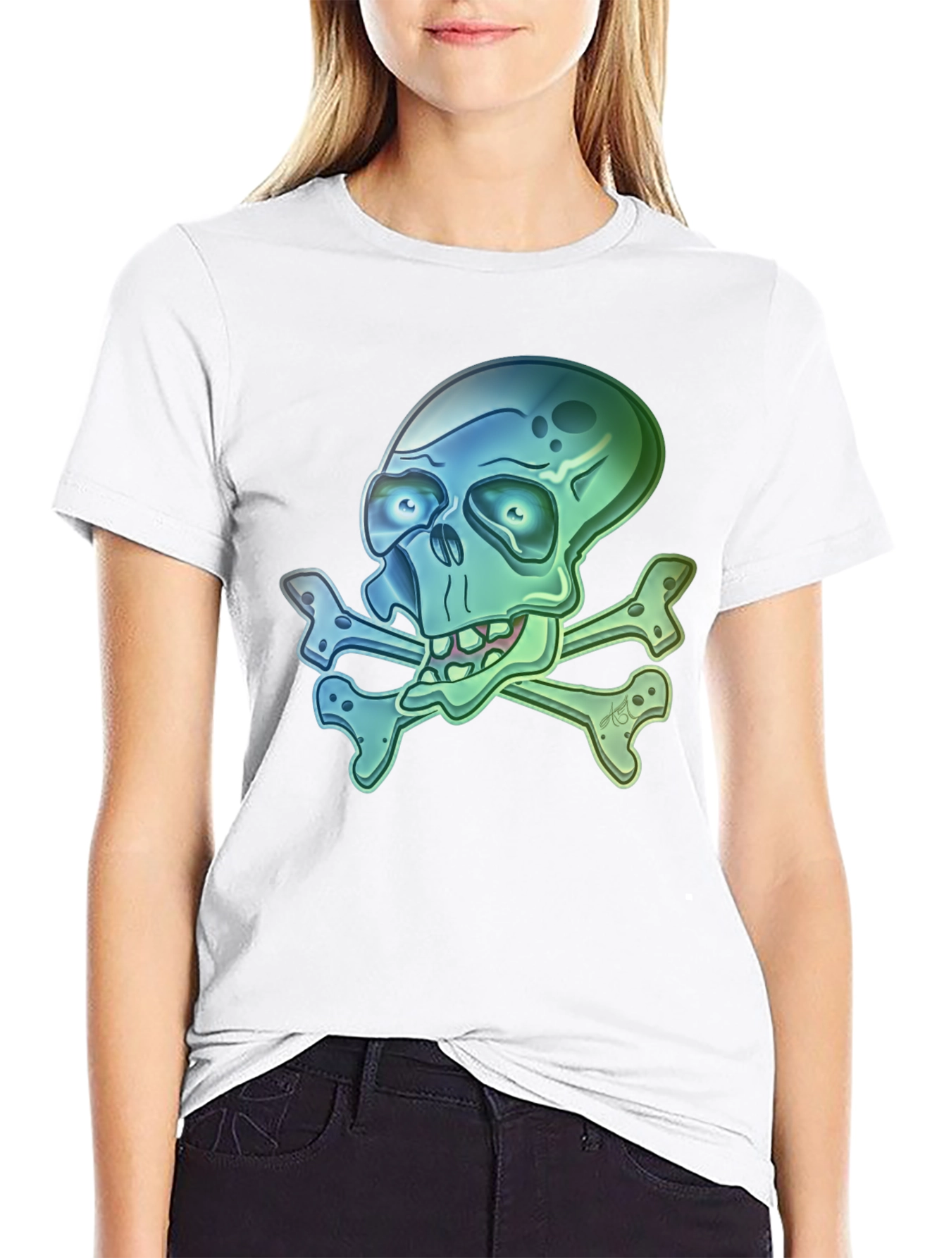 Skull and Crossbones Graphic T-Shirt
