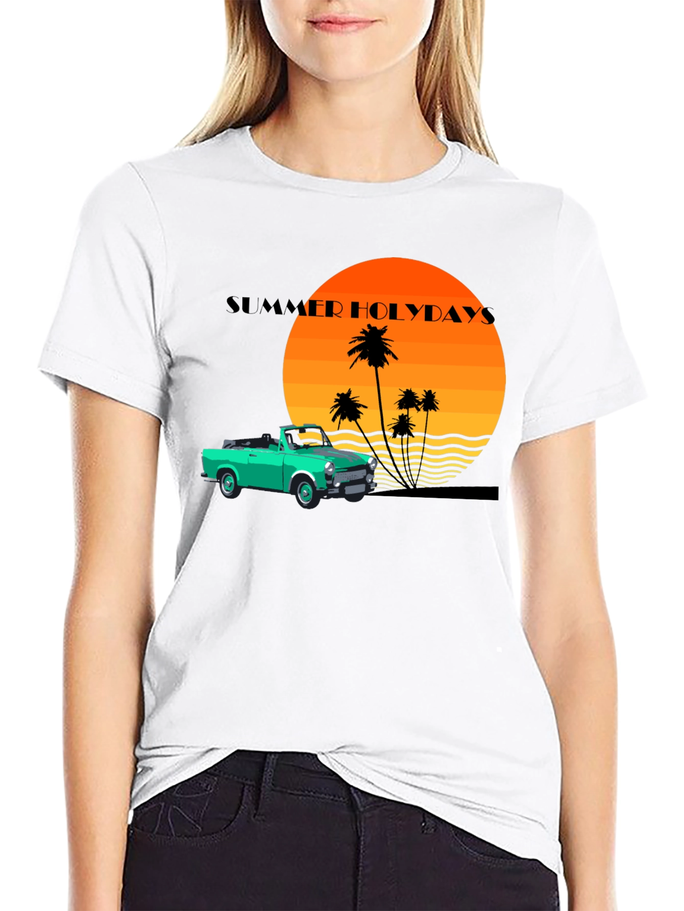 Summer Holidays Graphic Tee