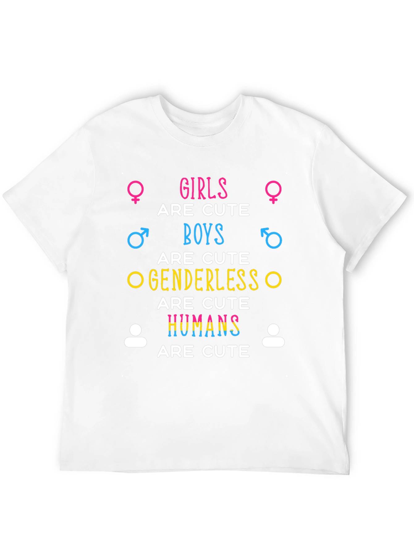 Cute Humans Black Graphic Tee