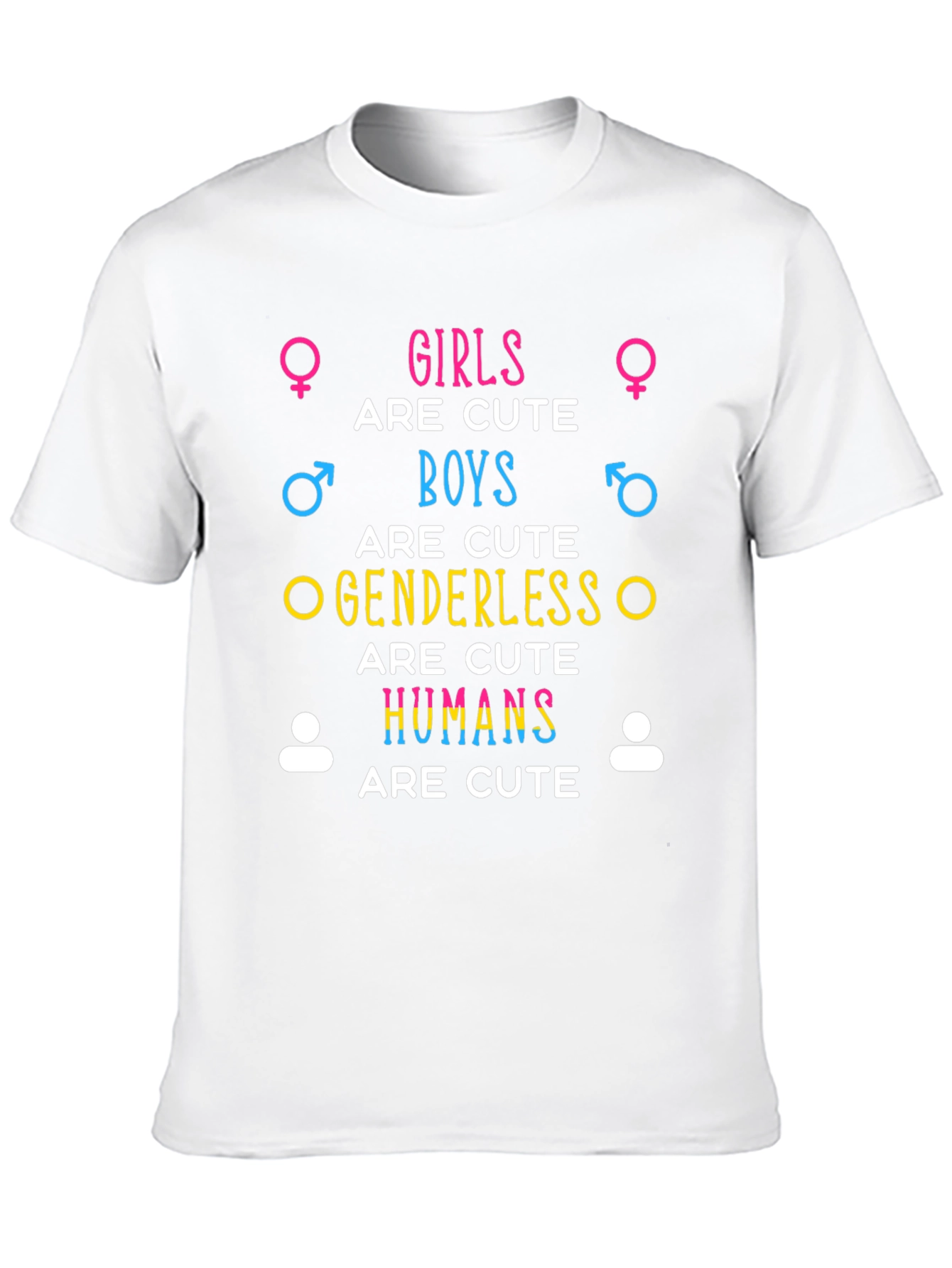 Cute Humans Black Graphic Tee
