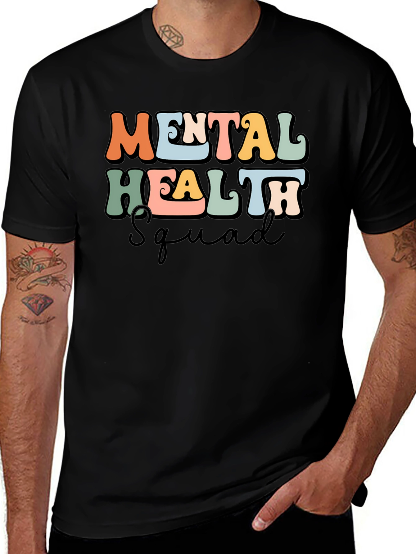 Mental Health Squad Tee - Black
