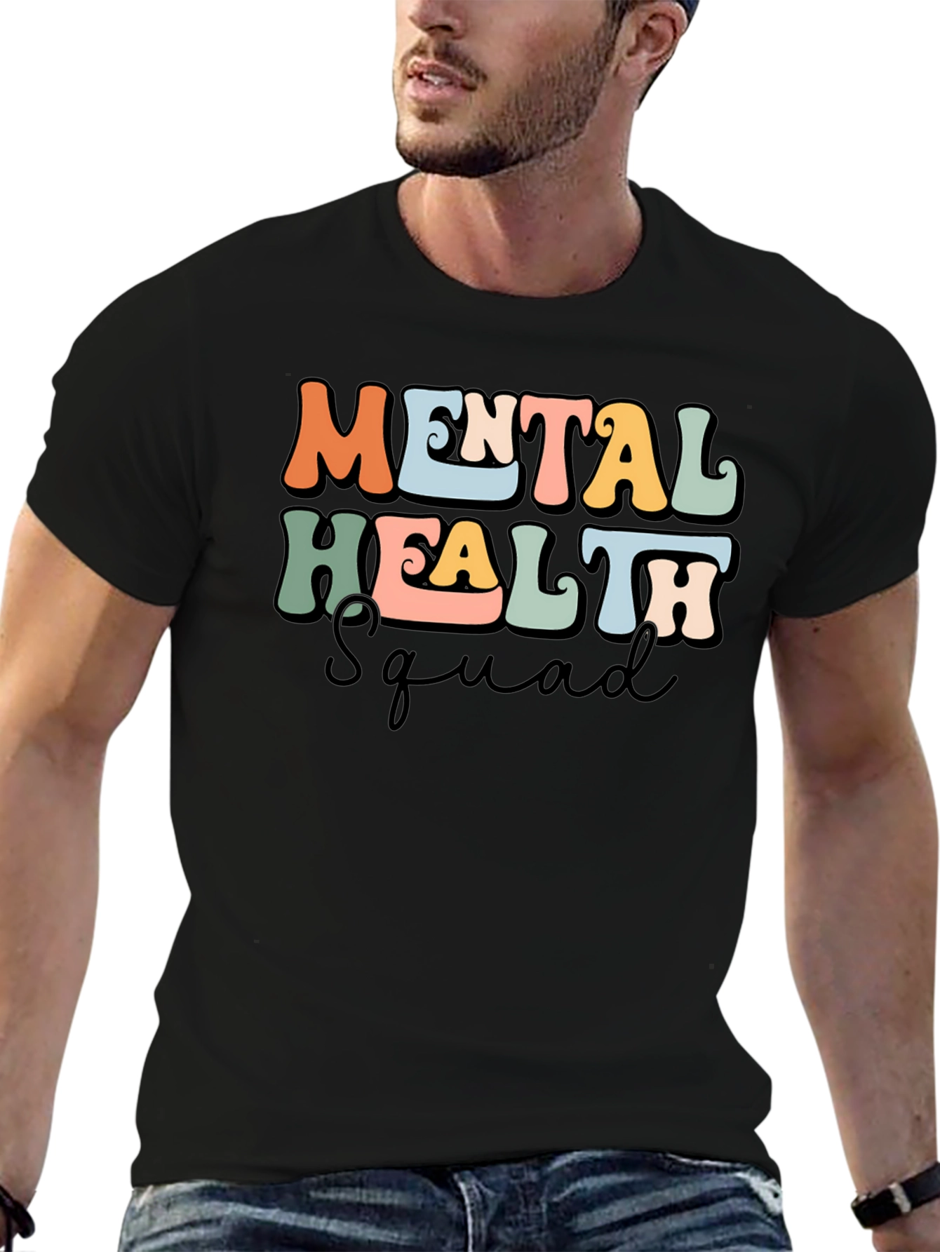 Mental Health Squad Tee - Black