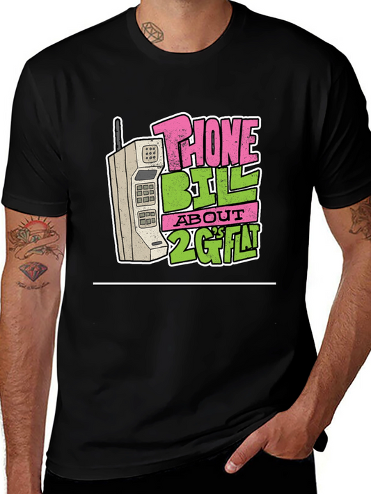 Retro 80s 2G Phone T-Shirt - Funny Tech Nostalgia Tee