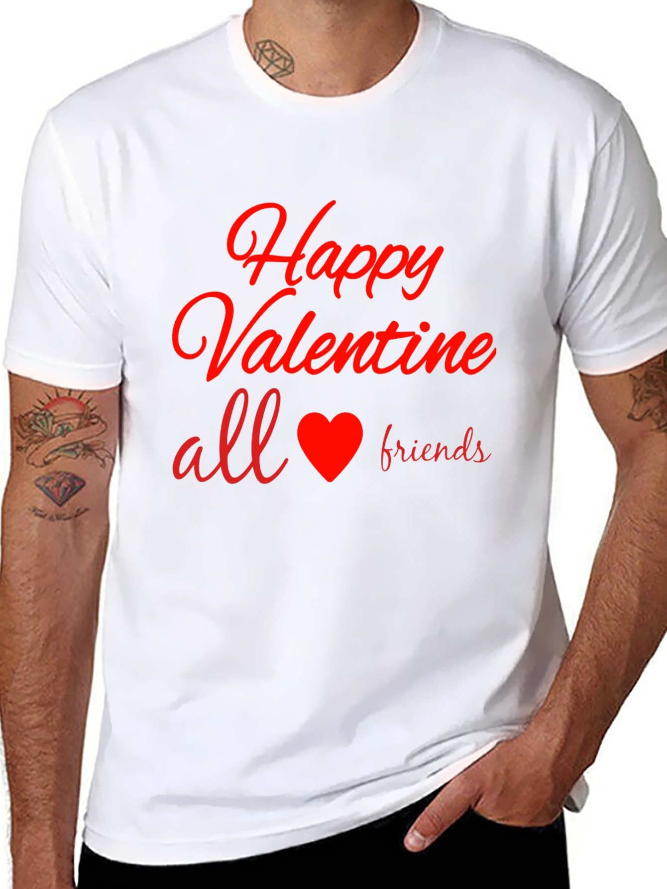 Happy Valentines Day T-Shirt All Friends
