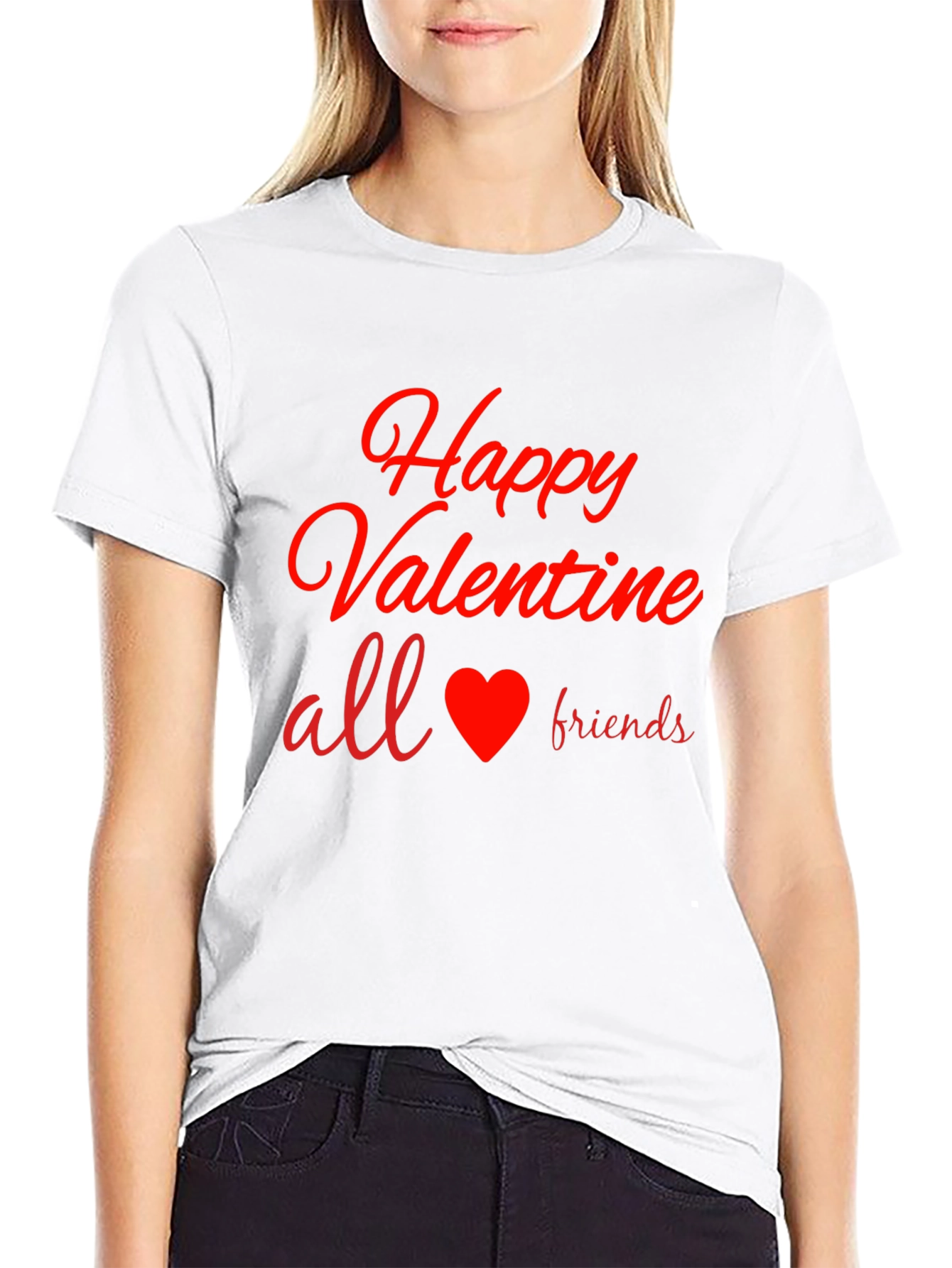 Happy Valentines Day T-Shirt All Friends