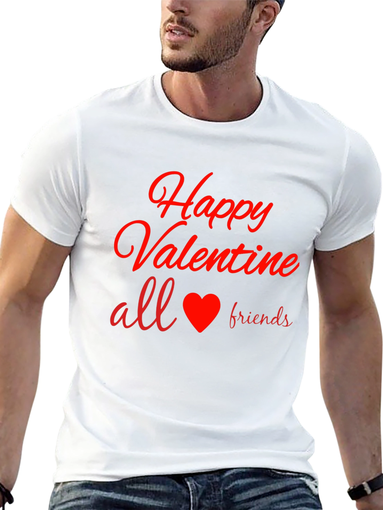 Happy Valentines Day T-Shirt All Friends