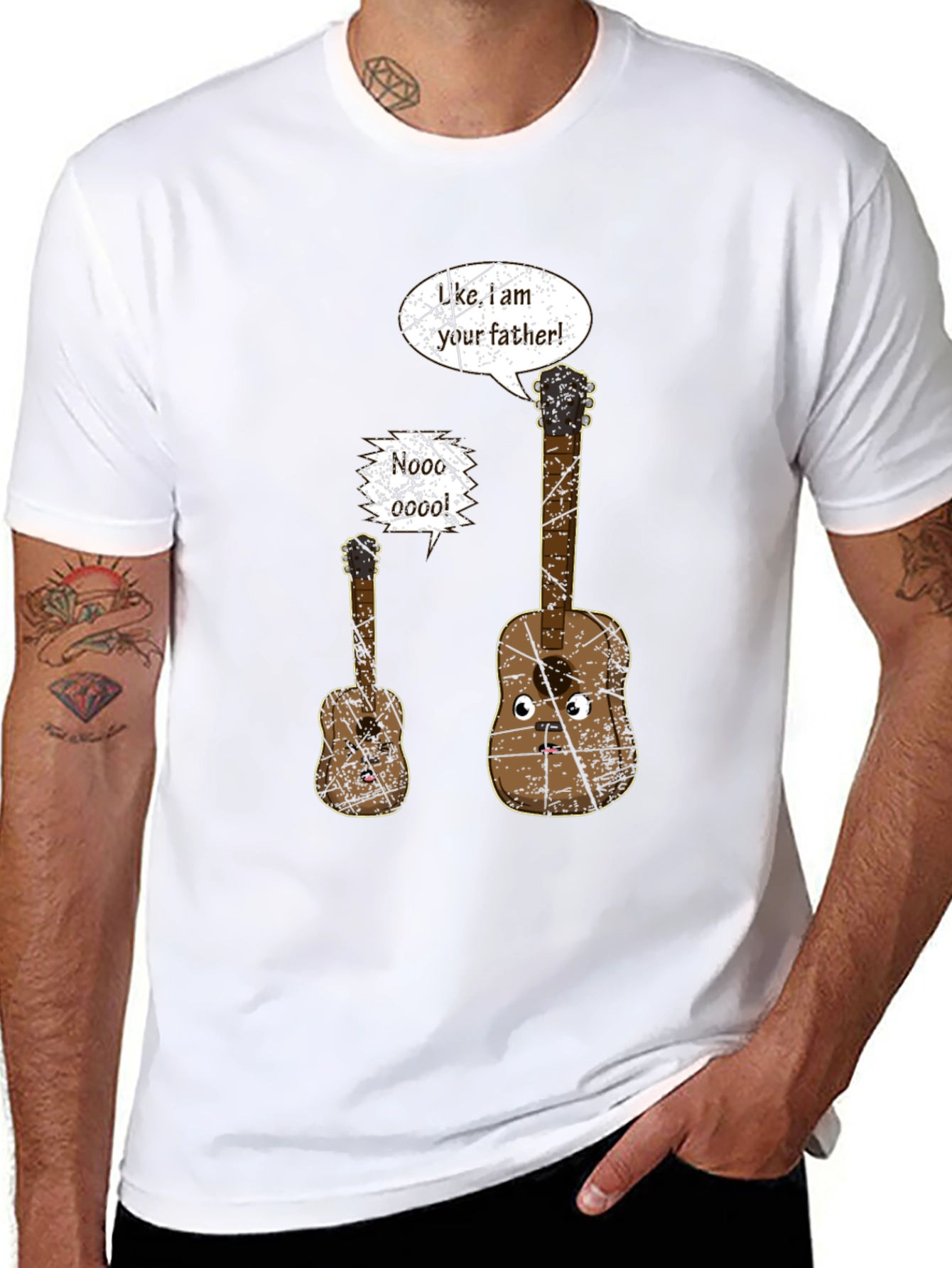Funny Guitar Father Son T-Shirt