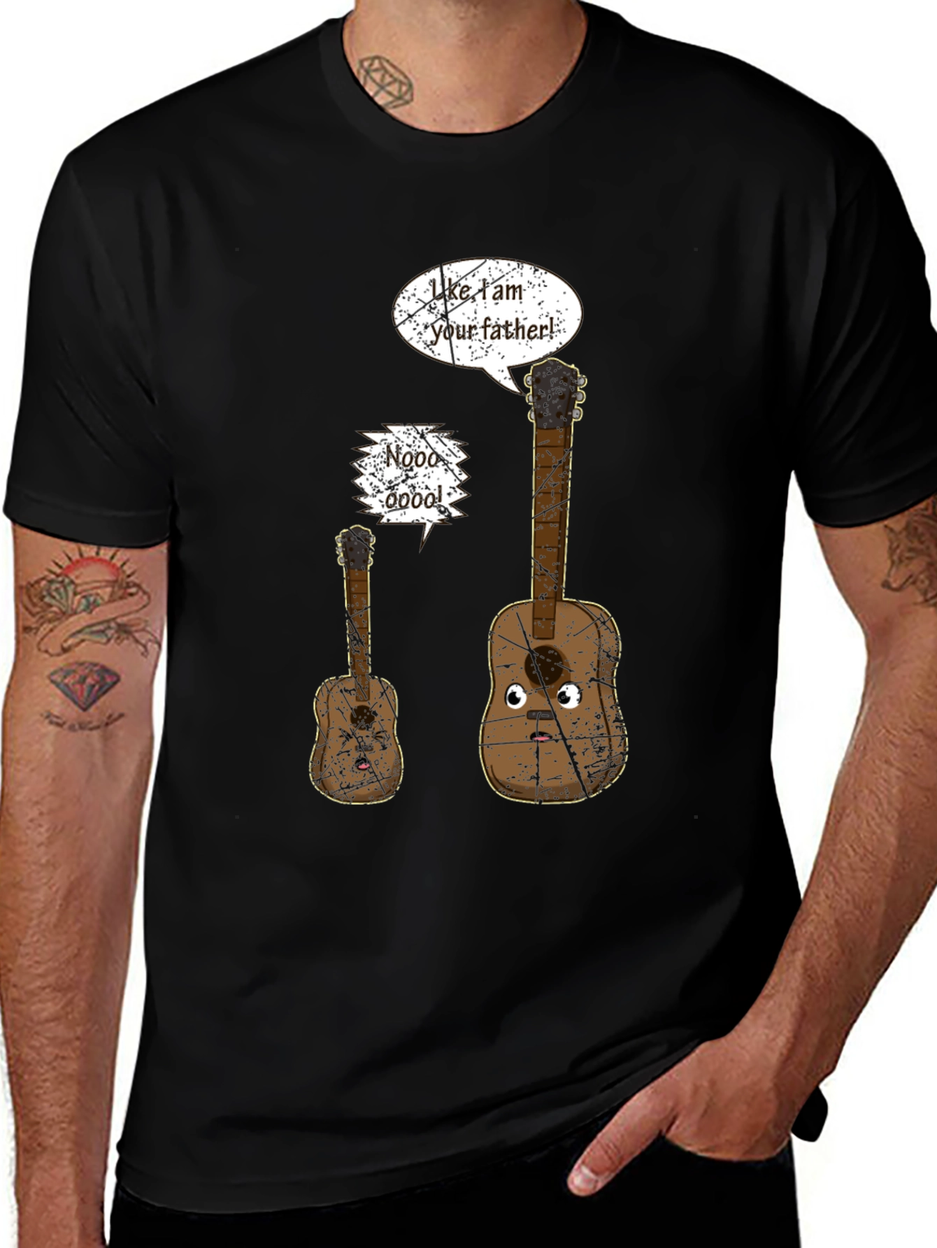 Funny Guitar Father Son T-Shirt
